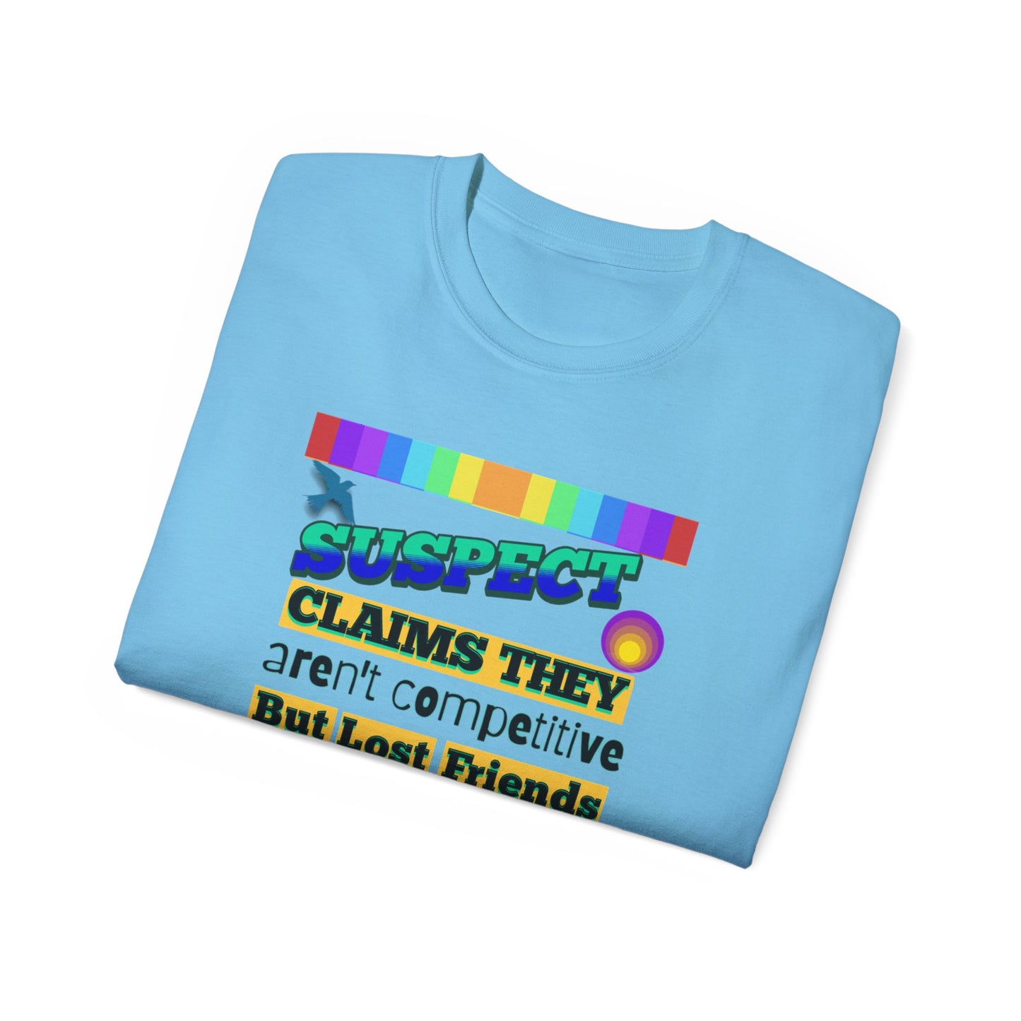 Competitive Spirit Cruise Crew Unisex Tee - Fun Trivia Game Shirt, Gift for Friends, Casual Wear, Family Game Night, Unique Graphic Tee
