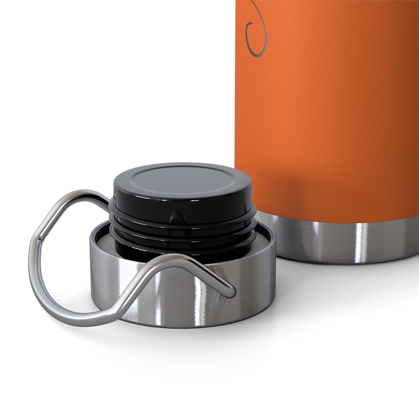 "I Deserve It All" Copper Vacuum Insulated Bottle, 22oz, Inspirational Lyrics from Kendrick Lamar Man in the Garden, Kendrick Lamar Fan Merchandise