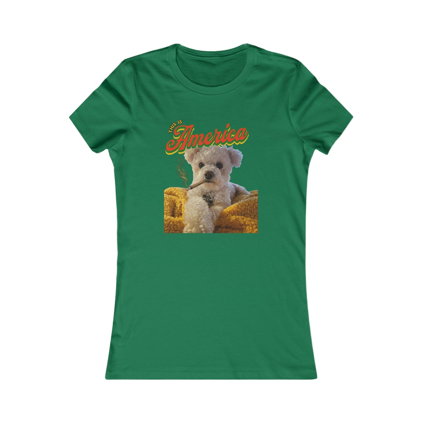 Custom Puppy Graphic Tee — Personalized T‑Shirt for Women