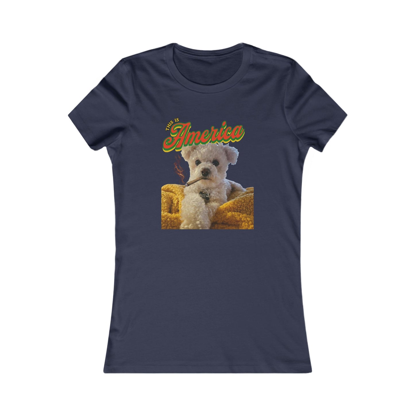 Custom Puppy Graphic Tee — Personalized T‑Shirt for Women