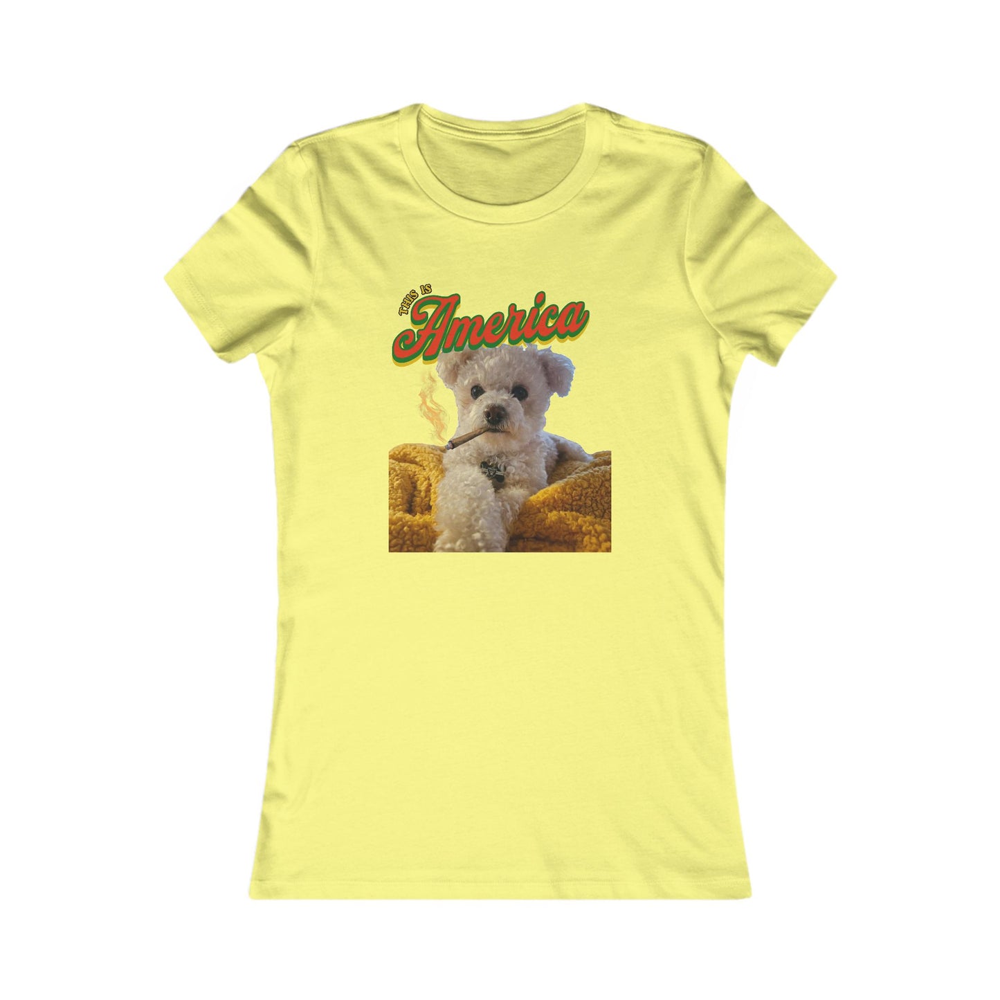 Custom Puppy Graphic Tee — Personalized T‑Shirt for Women
