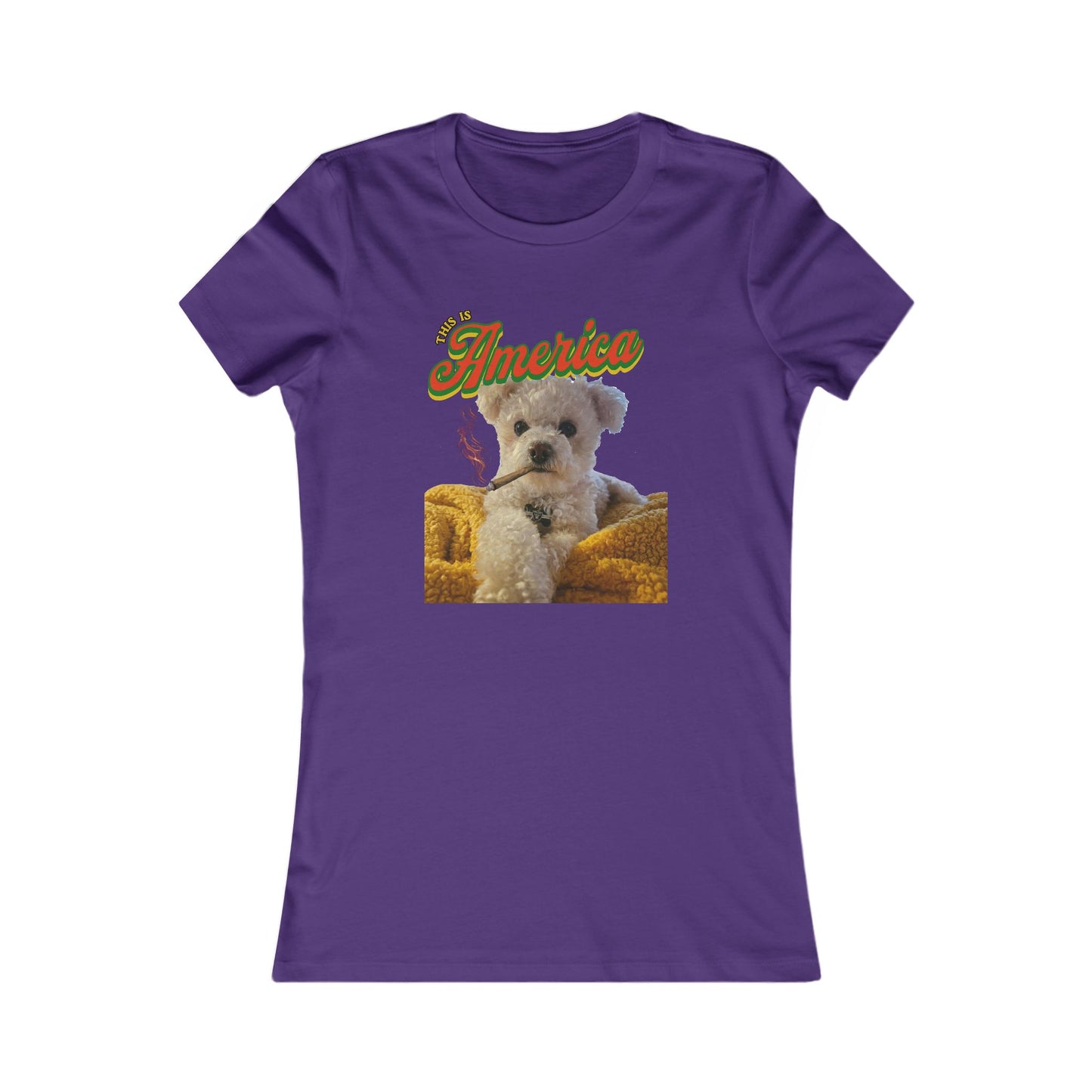Custom Puppy Graphic Tee — Personalized T‑Shirt for Women