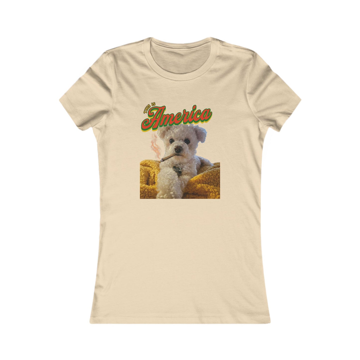 Custom Puppy Graphic Tee — Personalized T‑Shirt for Women