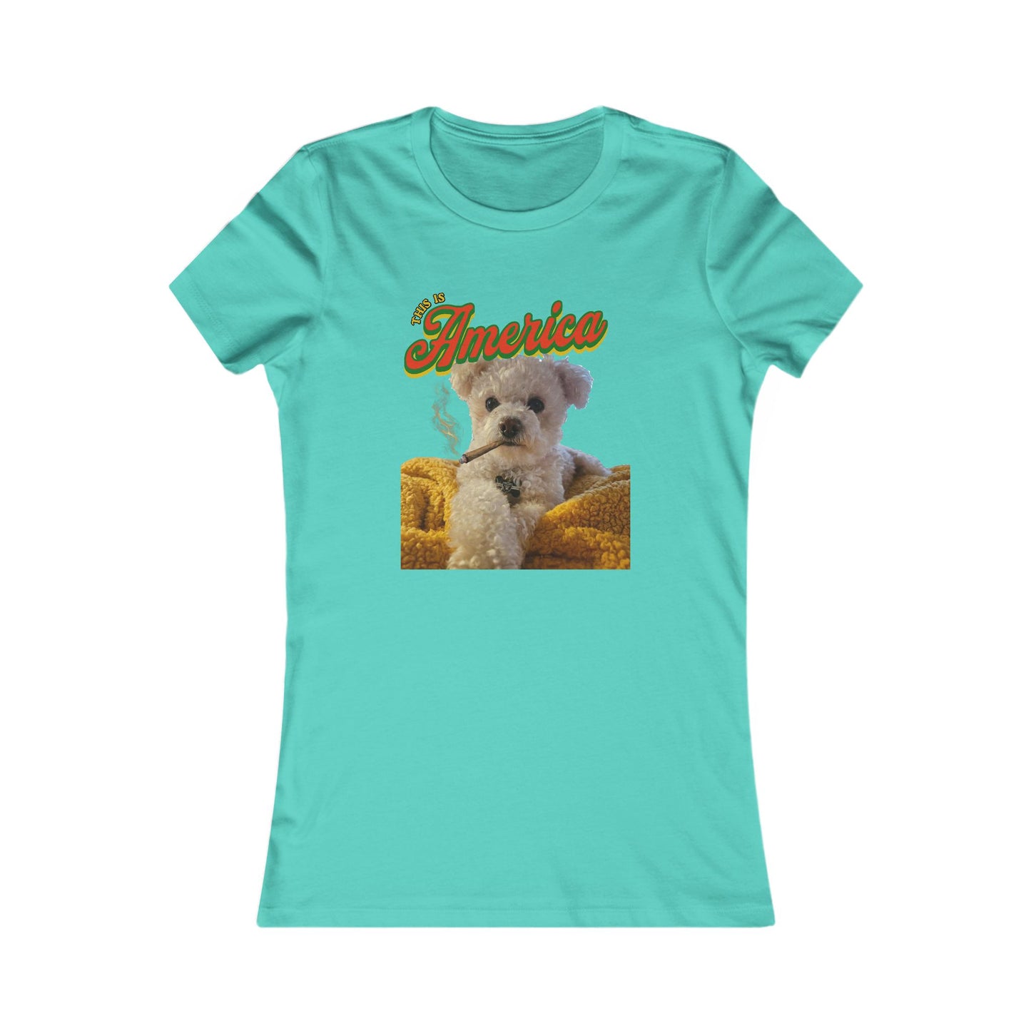 Custom Puppy Graphic Tee — Personalized T‑Shirt for Women