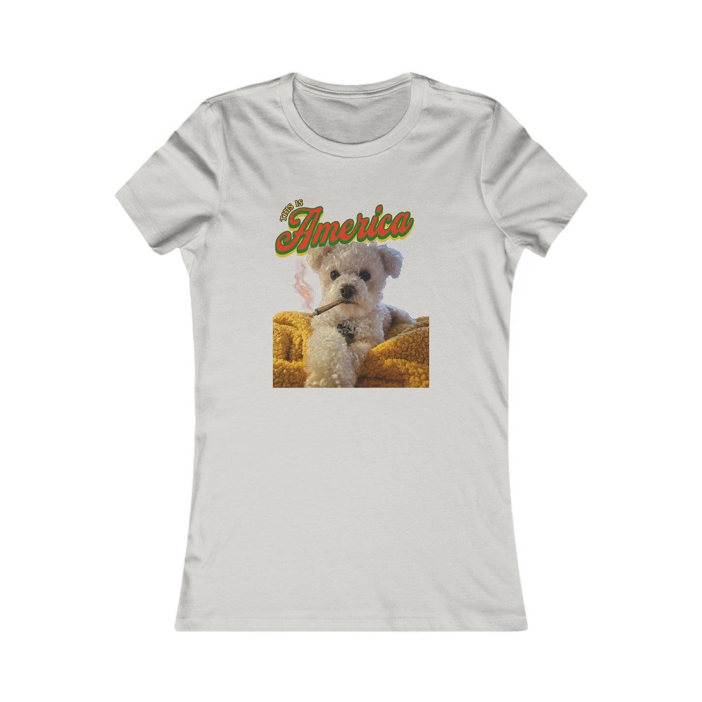 Custom Puppy Graphic Tee — Personalized T‑Shirt for Women
