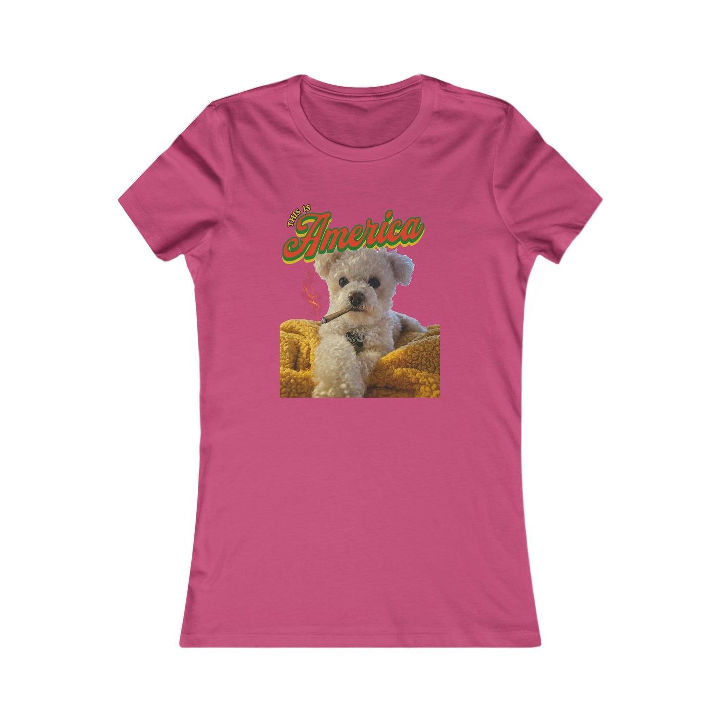Custom Puppy Graphic Tee — Personalized T‑Shirt for Women