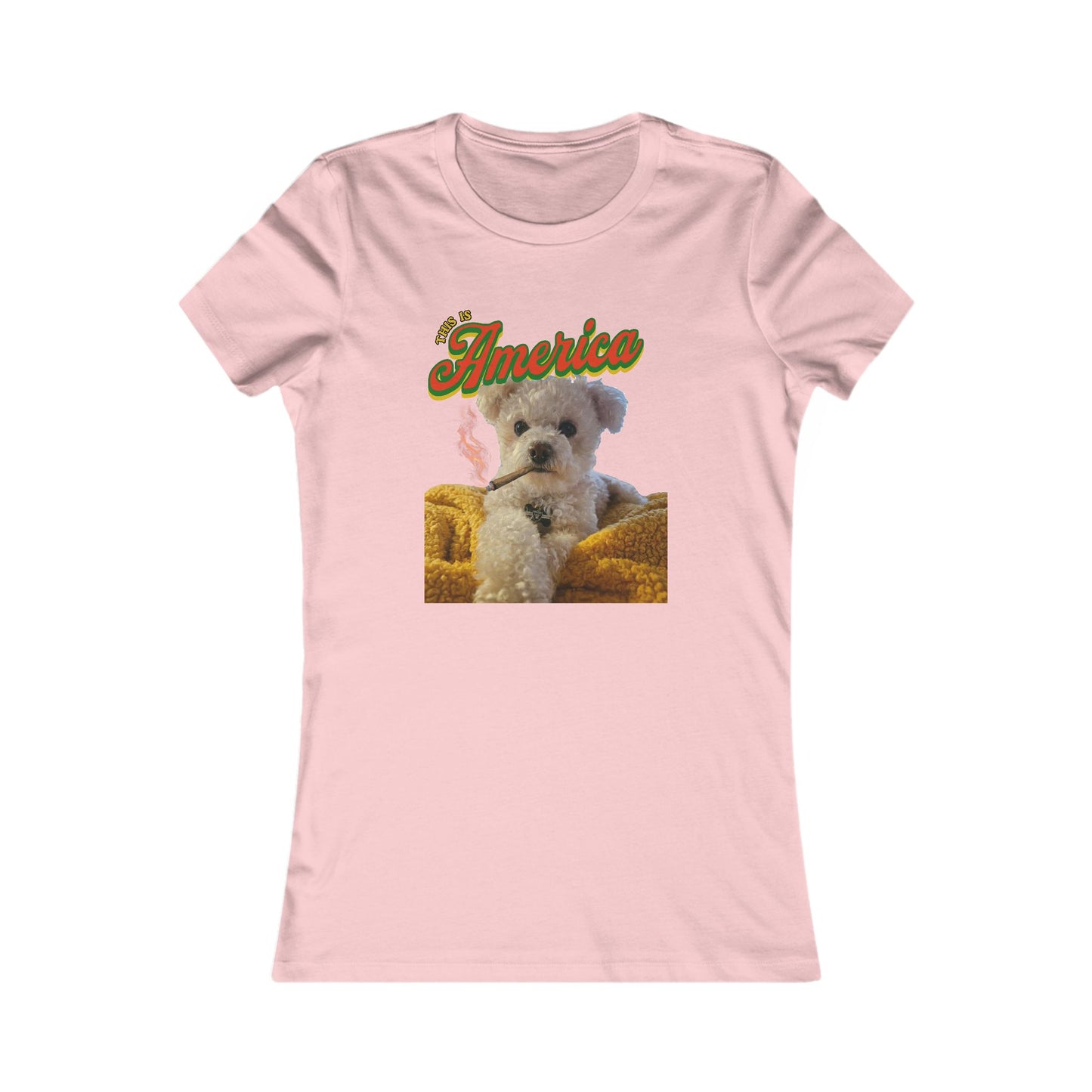 Custom Puppy Graphic Tee — Personalized T‑Shirt for Women