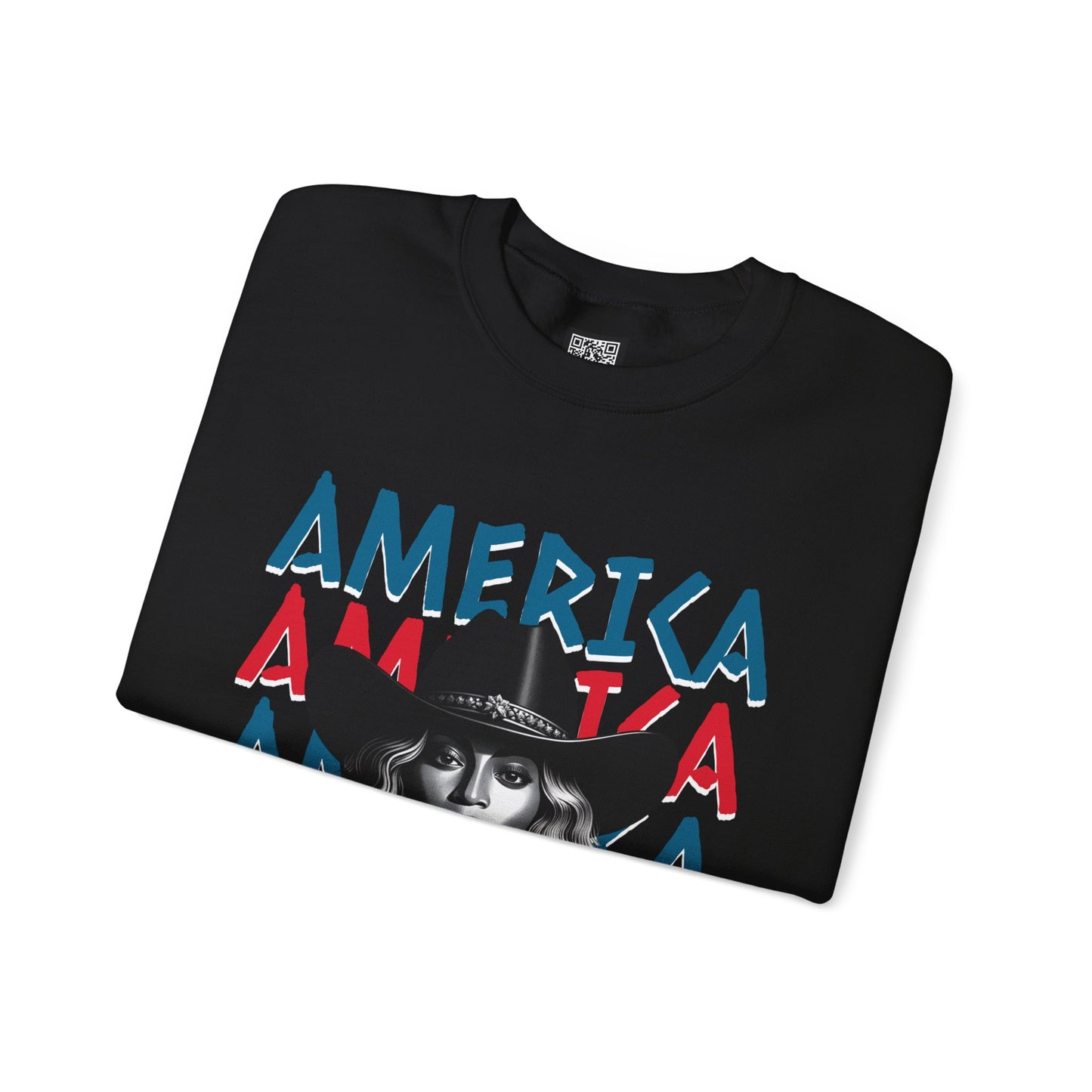 America Graphic Crewneck Sweatshirt, Beyonce America We Have a Problem, Fan Merchandise for Beyonce, Unisex Gildan Sweatshirts