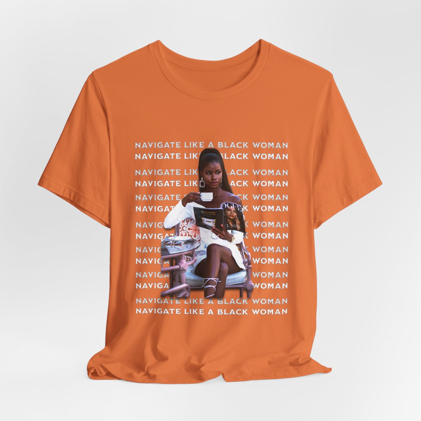 Navigate Like a Black Woman, Black Woman Shirt, 92% Black Woman Club, Black Girl Magic T-Shirts, Black History Month Shirts for Women