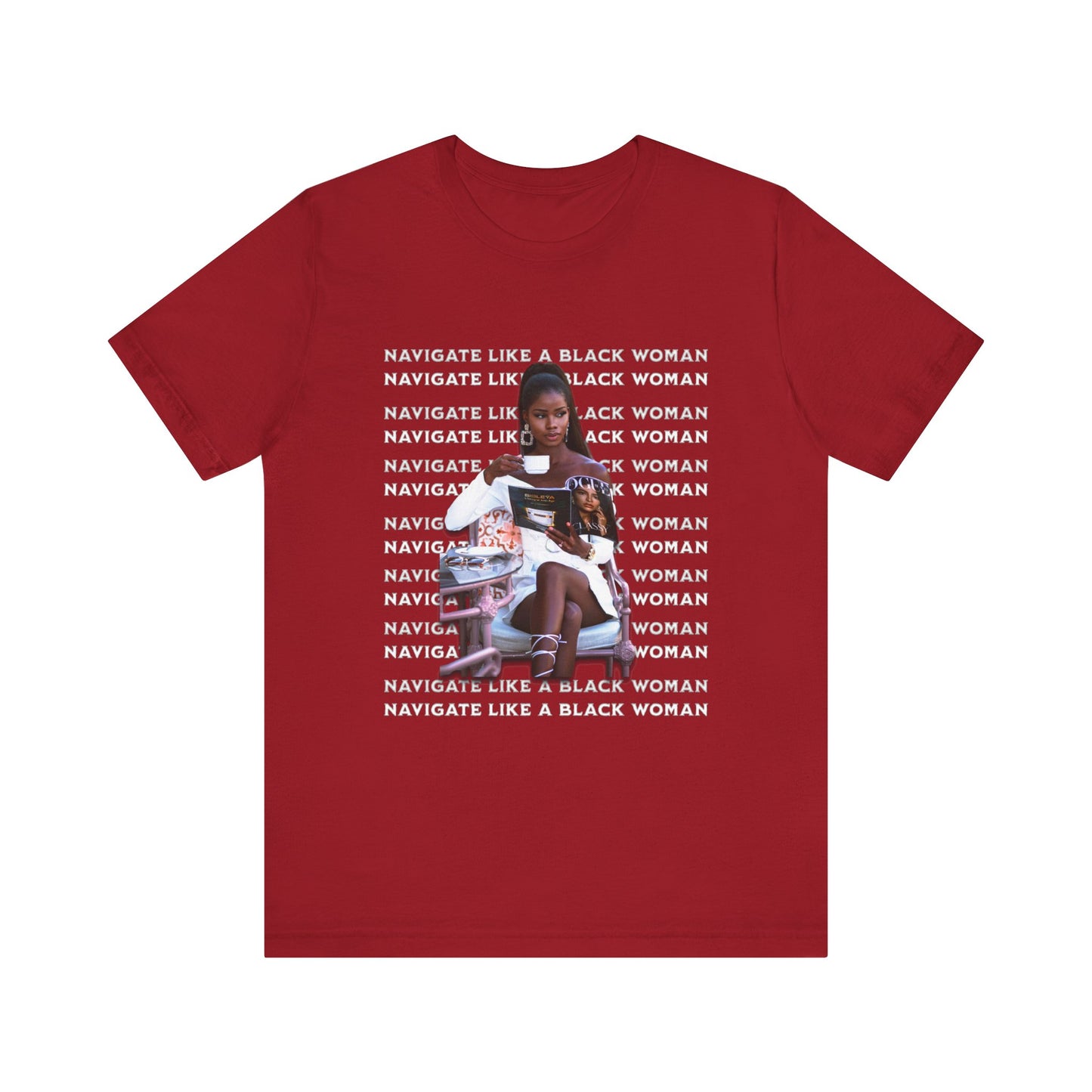 Navigate Like a Black Woman, Black Woman Shirt, 92% Black Woman Club, Black Girl Magic T-Shirts, Black History Month Shirts for Women