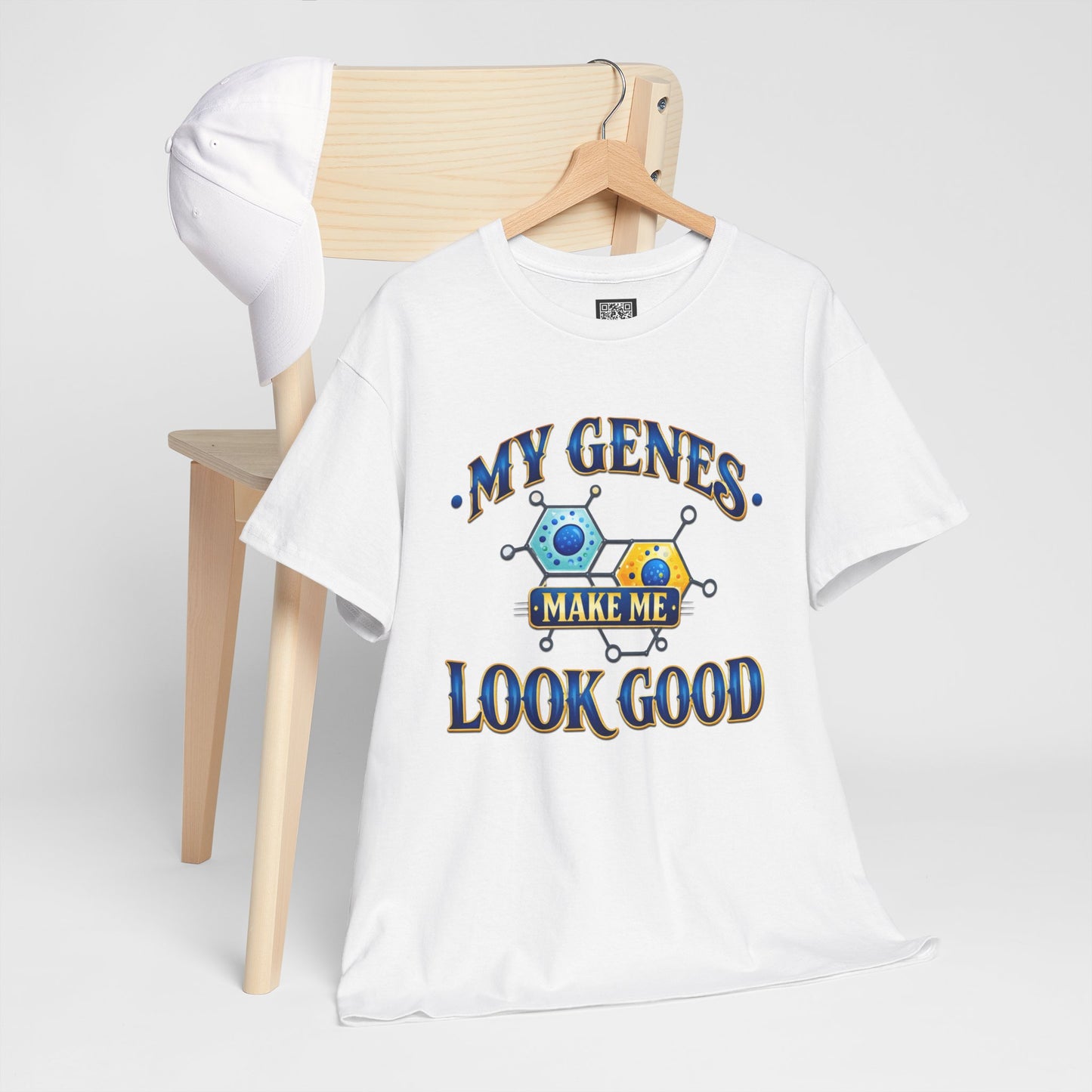 My Genes Make Me Look Good – Funny Science Graphic Unisex T-Shirt