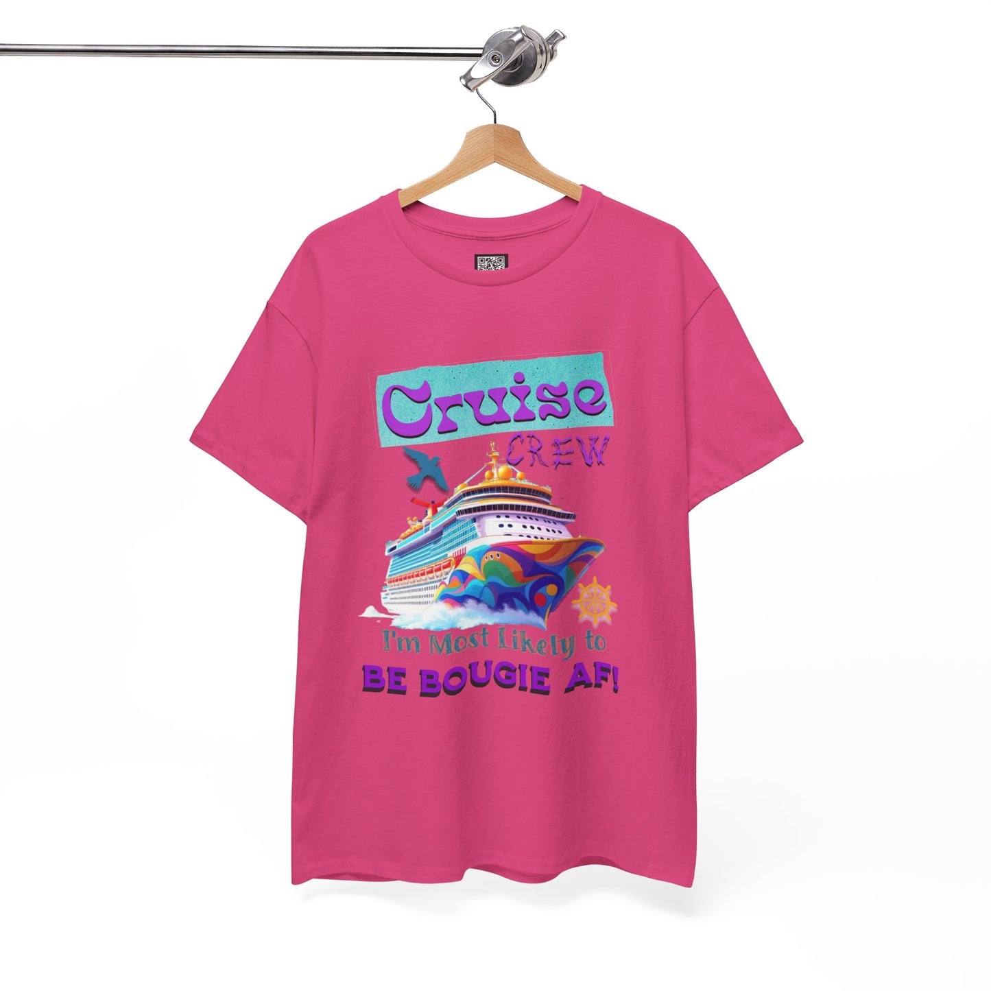 Cruise Crew Tee - I'm Most Likely to Be Bougie AF, Travel Shirt, Vacation Apparel, Cruise Outfits, Summer Fun Clothing for the Bougie Crew
