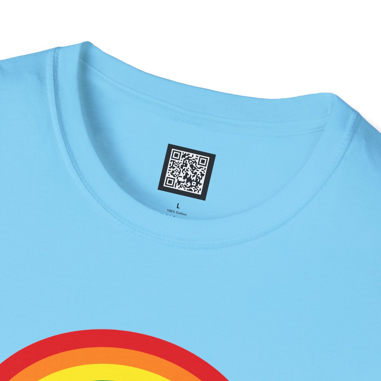 Rainbow Diversity Unisex Softstyle T-Shirt, LGBTQ+ Pride Apparel, WEHO Inclusive Gift, Casual Wear, Colorful Tee for Pride Celebrations