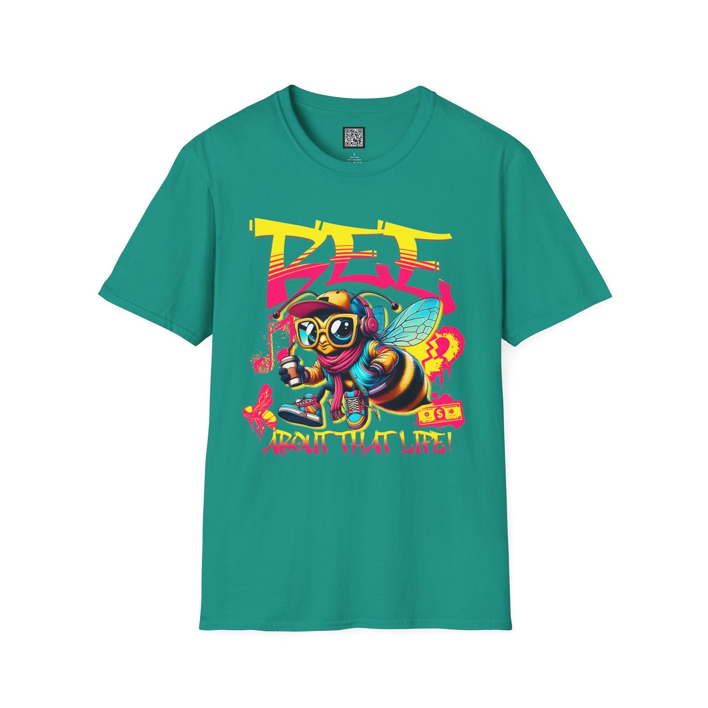Beekeeper Graphic T-Shirt, Cute Bee Lovers T-Shirt, Fun Colorful Graphic Bee Tee, Summer Casual Wear, Gift for Bee Enthusiast
