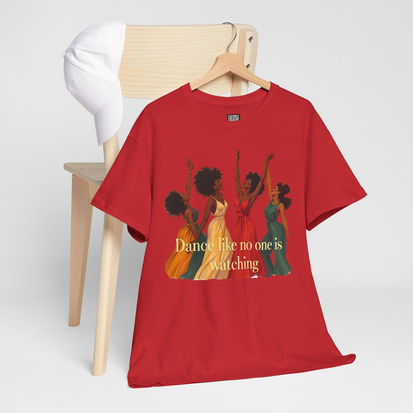 Dance Like No One Is Watching Tee, Unisex Heavy Cotton Tee, Motivational T-Shirt, Gift for Dancers, Casual Wear, Everyday Inspiration