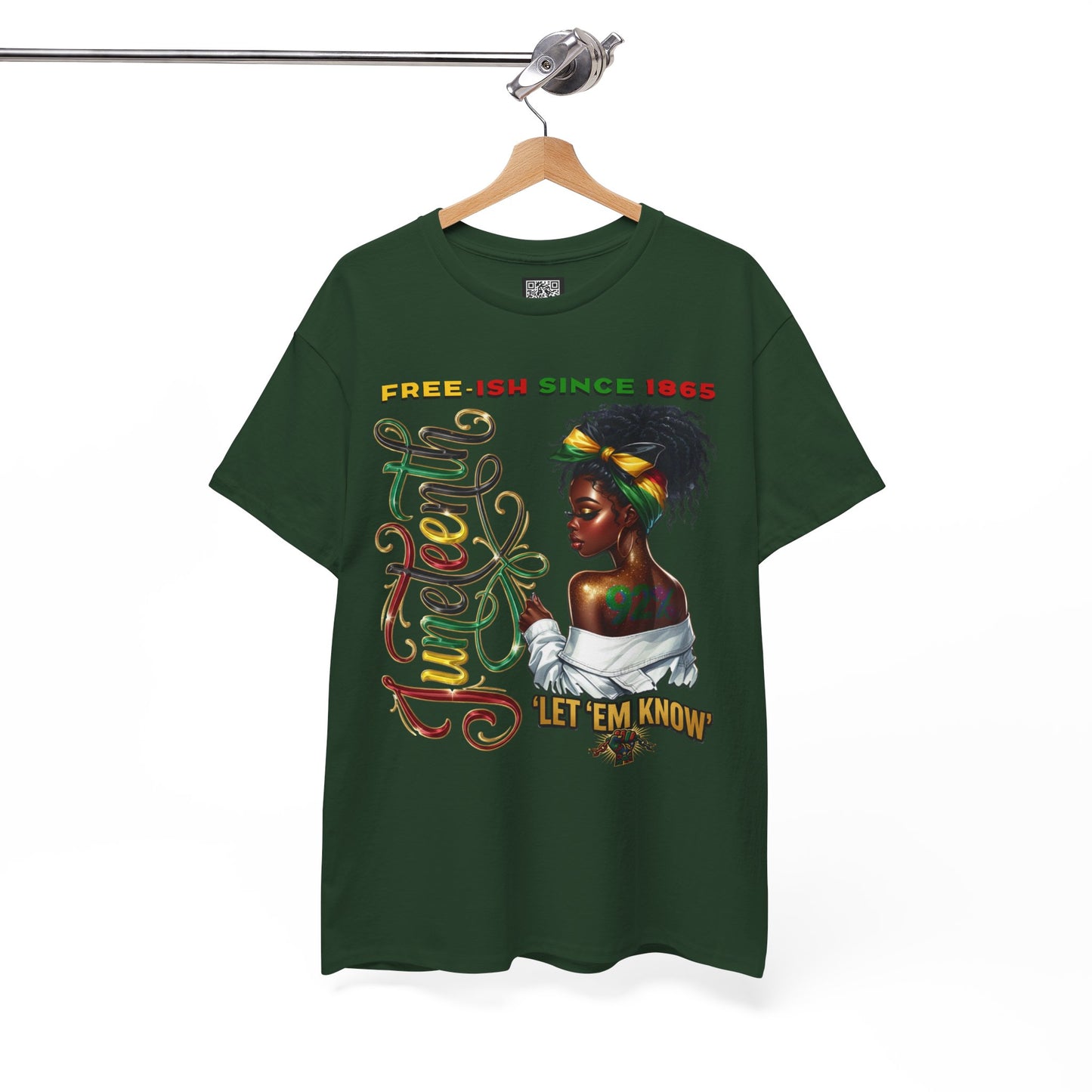 Juneteenth Celebration T-Shirt — 'Juneteenth Let 'Em Know' African American Heritage Tee