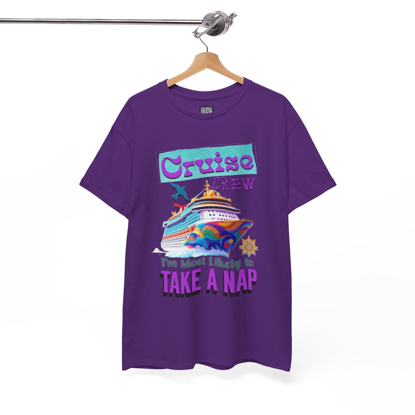 Cruise Crew Nap Tee, Unisex Cotton Shirt, Fun Cruise Vacation Apparel, Cruising Nautical Gift, Group Travel Outfit, Fun Cruise Shirt