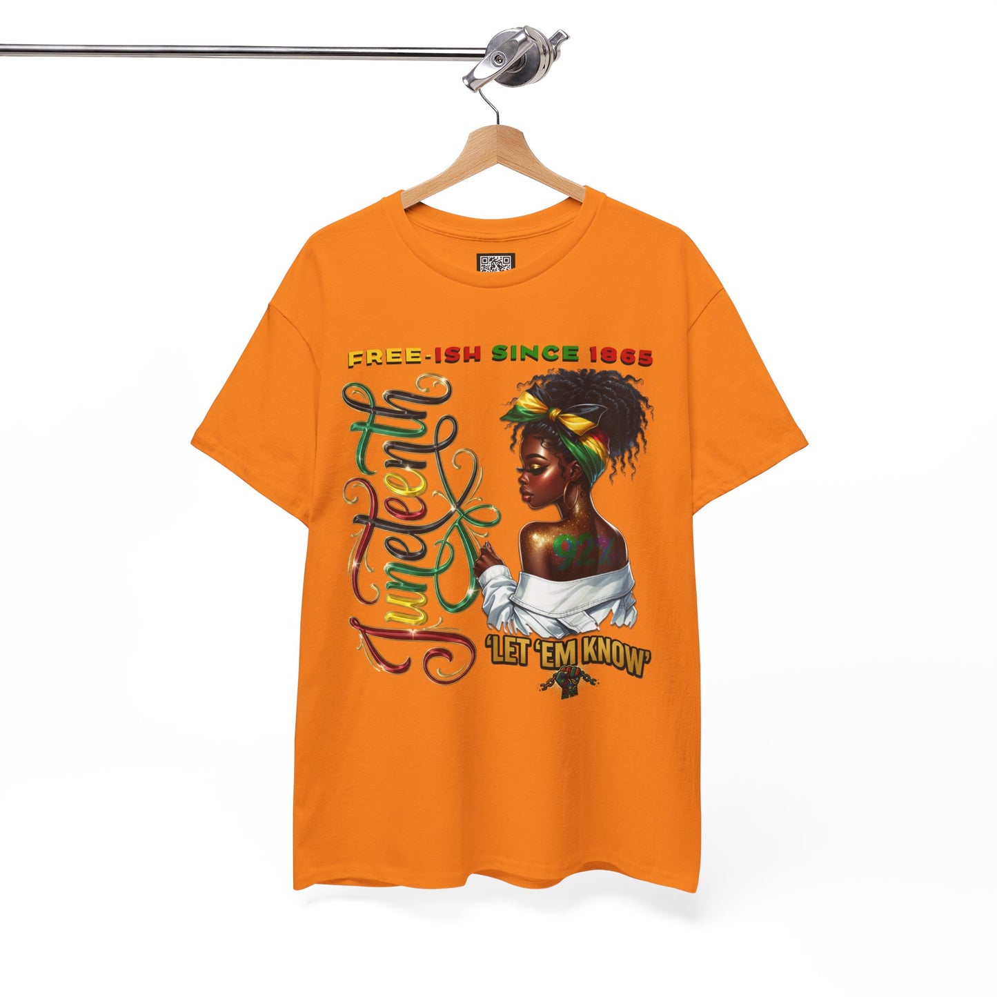 Juneteenth Celebration T-Shirt — 'Juneteenth Let 'Em Know' African American Heritage Tee