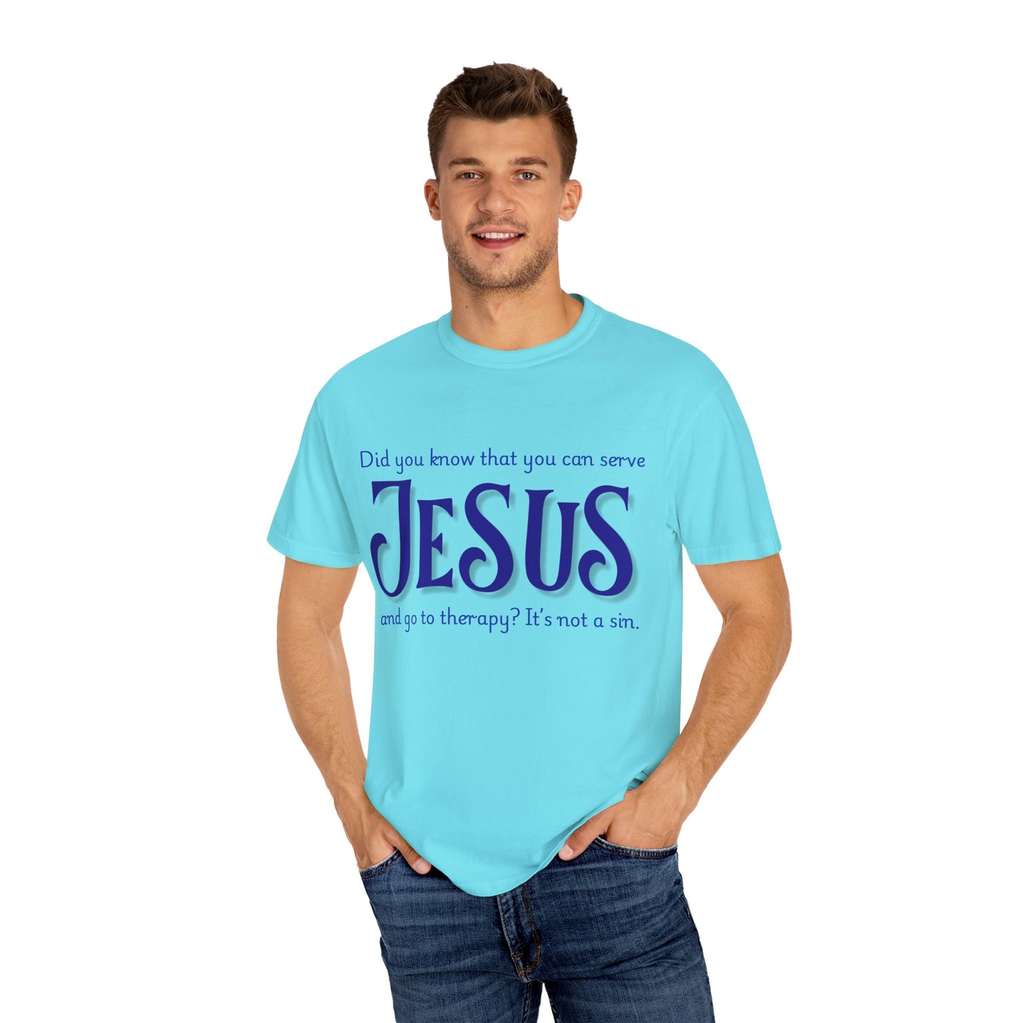 Religious Shirt for Gift, Religious Gift, Inspirational Shirt, Jesus T-Shirt, Christian T-Shirt, Jesus is Love, Unisex, Therapy Shirt, Mental Health Tees