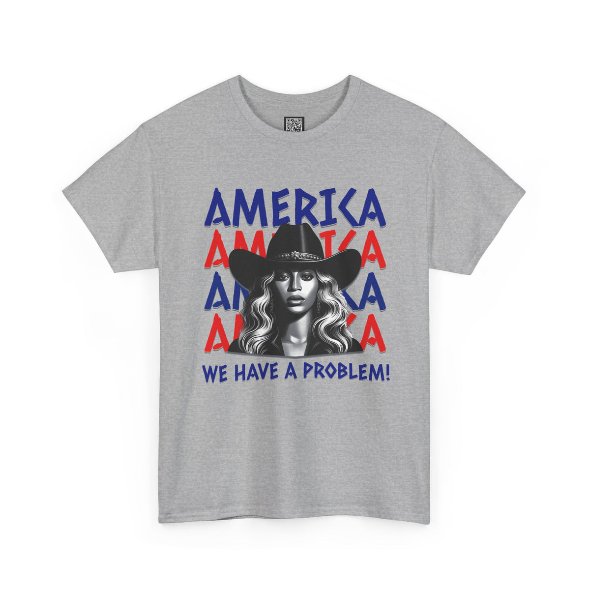 Beyoncé America We Have a Problem T-Shirt – Cowboy Carter Fan Tee, Patriotic Concert Shirt, S–5XL