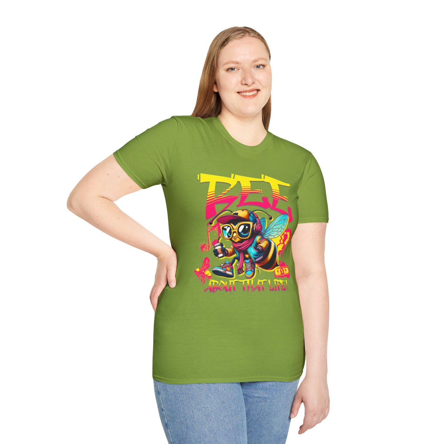 Beekeeper Graphic T-Shirt, Cute Bee Lovers T-Shirt, Fun Colorful Graphic Bee Tee, Summer Casual Wear, Gift for Bee Enthusiast