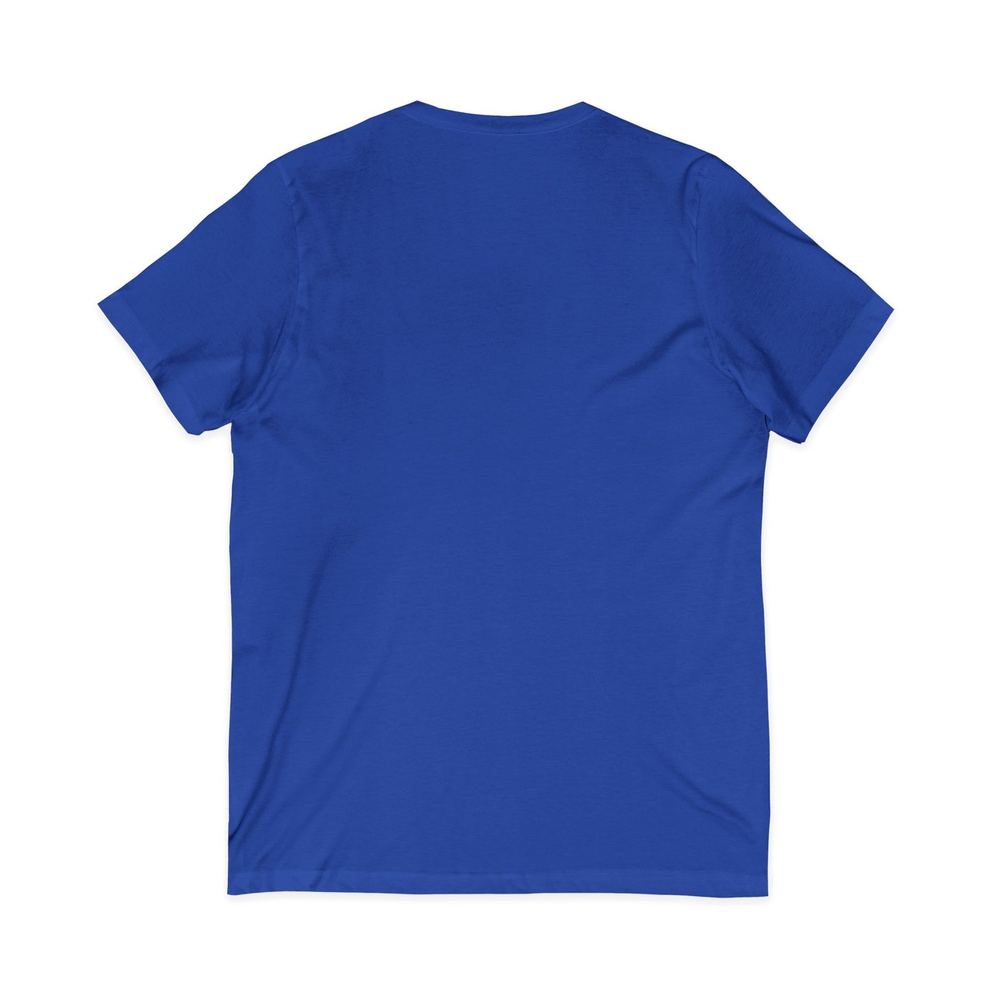 Personalized Dog on Scooter V-Neck Tee - "Off to Praise the Lord"