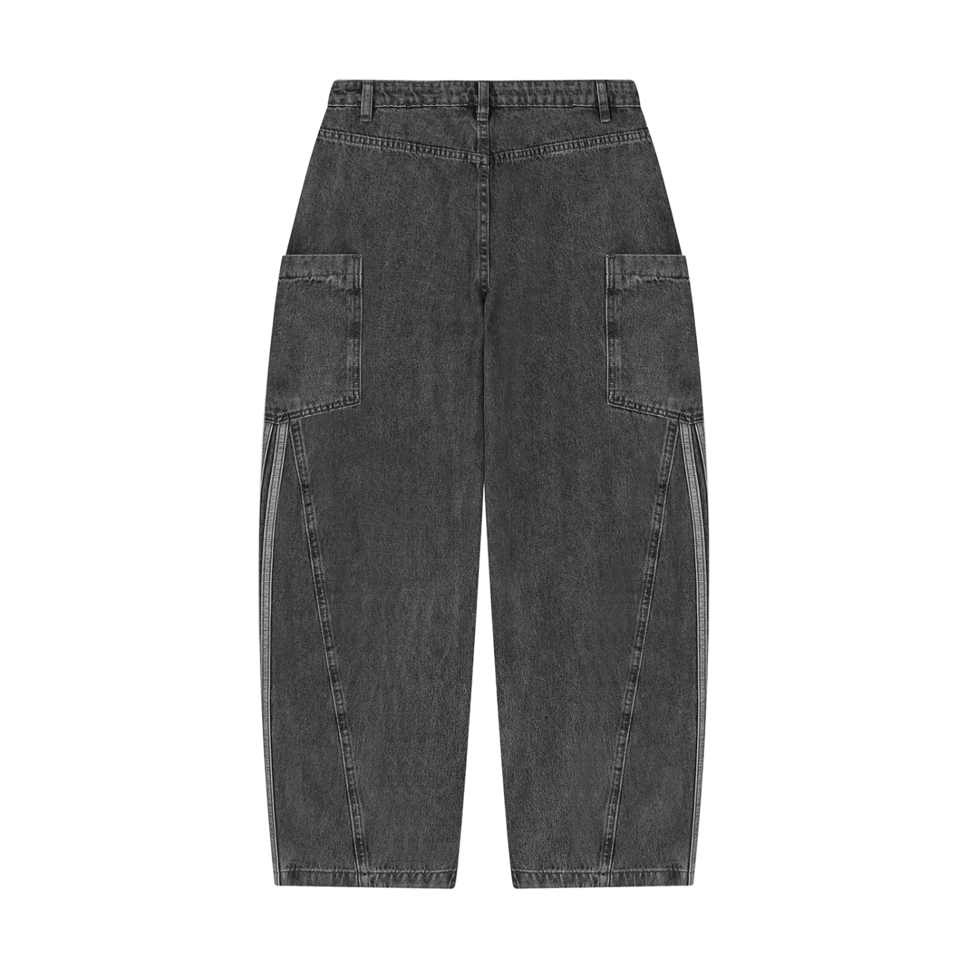 Blessed – Women's Vintage Wash Barrel Leg Graphic Jeans