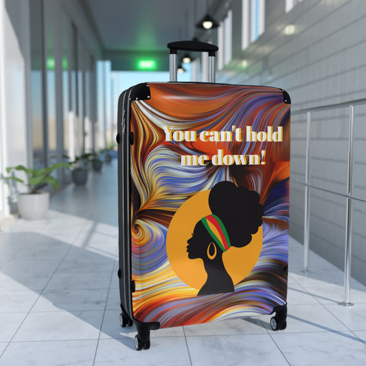 Afrocentric Suitcase for Women, Personalization Available Upon Request