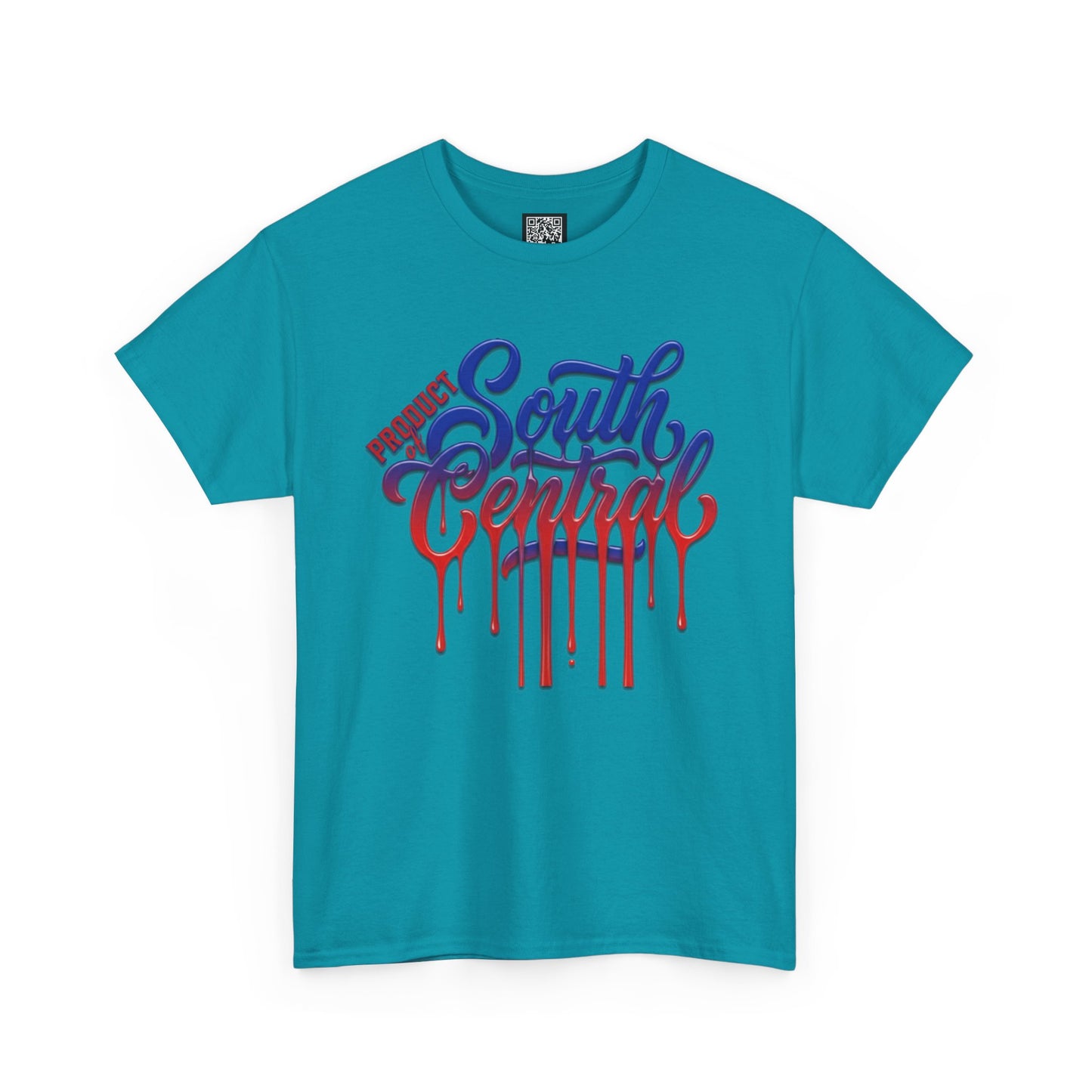 South Central Drip T-Shirt — Retro Los Angeles Script Graffiti Tee
