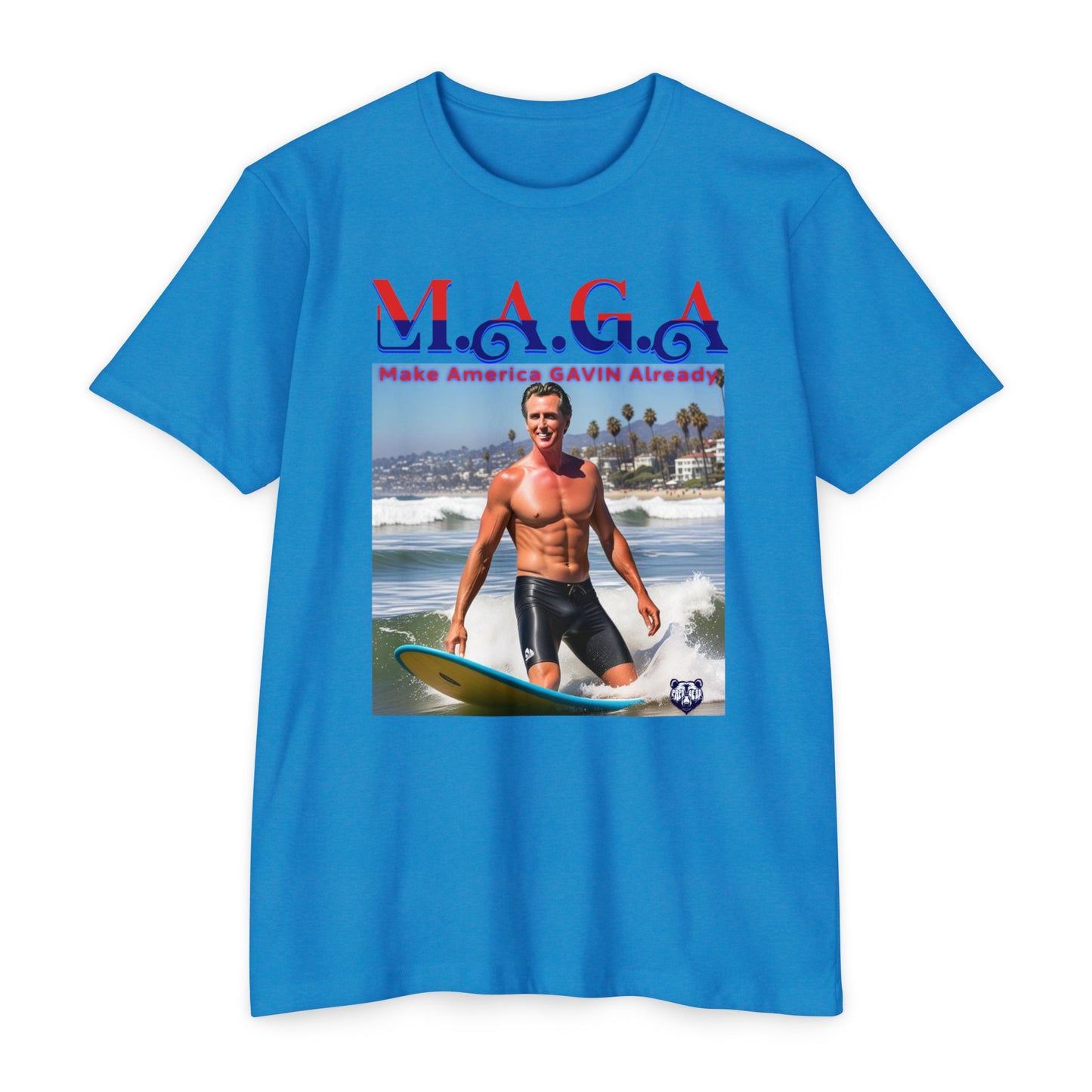 Make America Gavin Already T-shirt | Retro California Beach Vibe | Gavin Newsom T-shirt Apparel | Summer Style | California Pride Tees