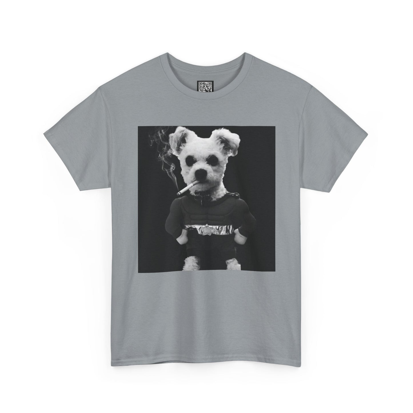 Custom Dog Graphic Tee — Vintage Black & White Puppy Photo T‑Shirt