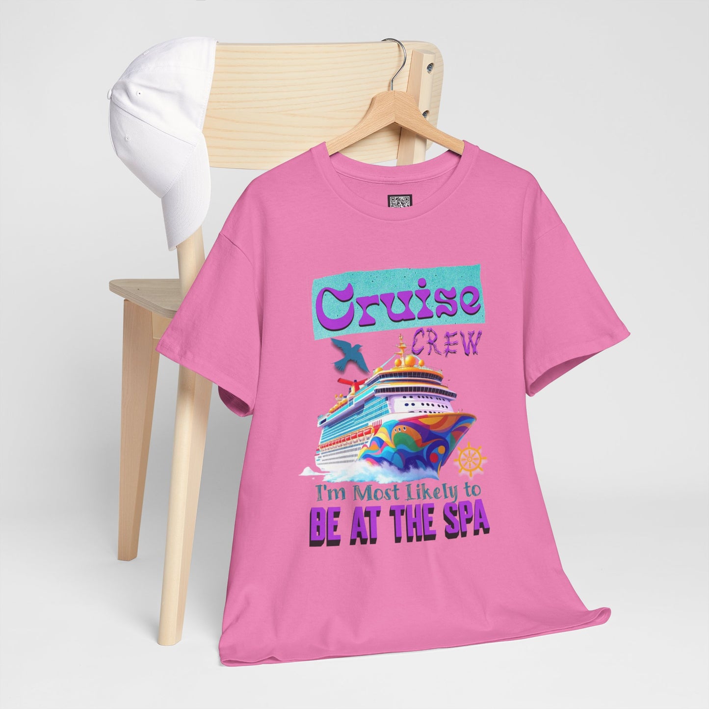 Cruise Crew Unisex Tee - Spa Day Vibes, Cruise Vacation T-Shirt, Funny Group Travel Apparel, Cruise Wear, Summer Fun Shirt