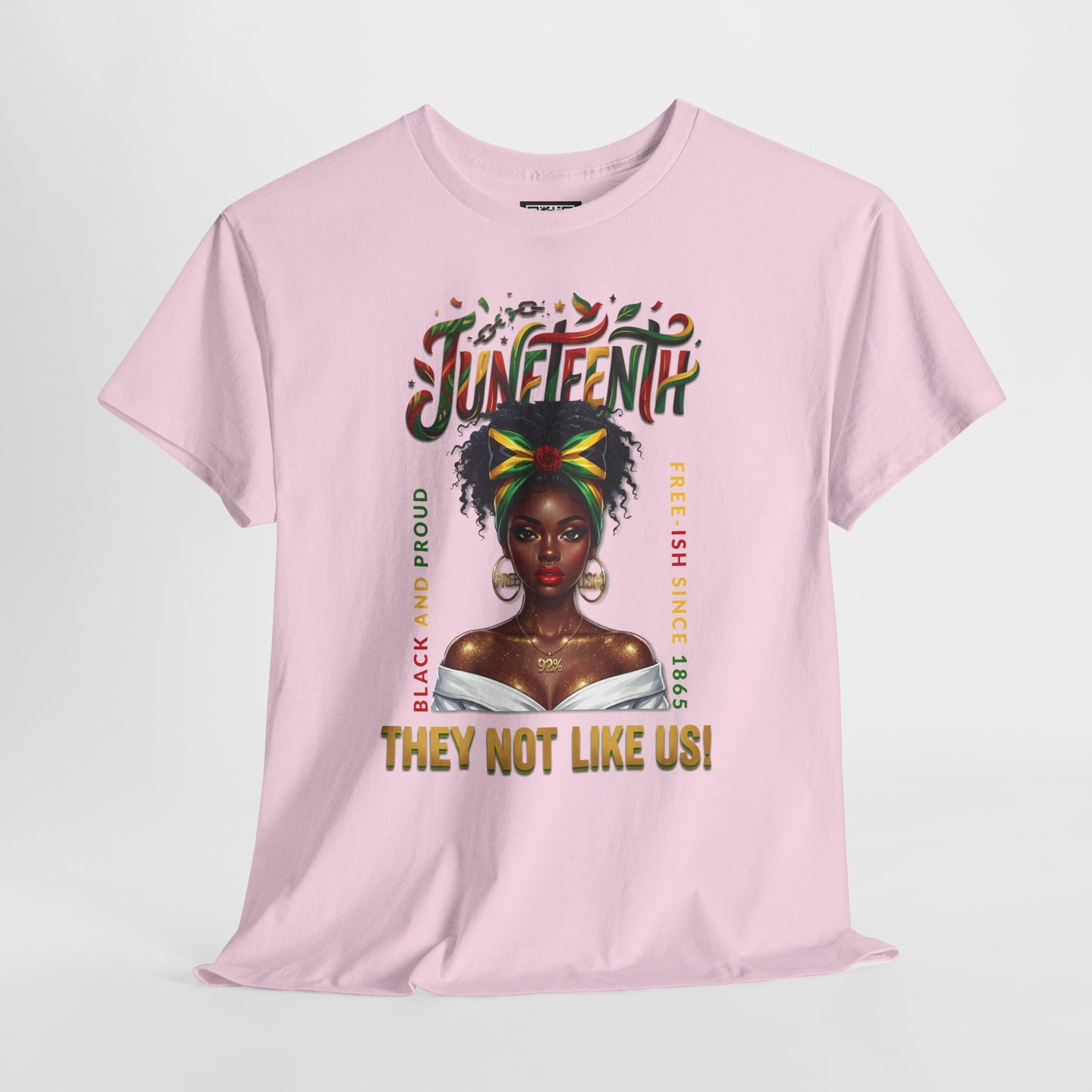 Juneteenth Celebration Tee — "They Not Like Us" Black History Graphic Shirt