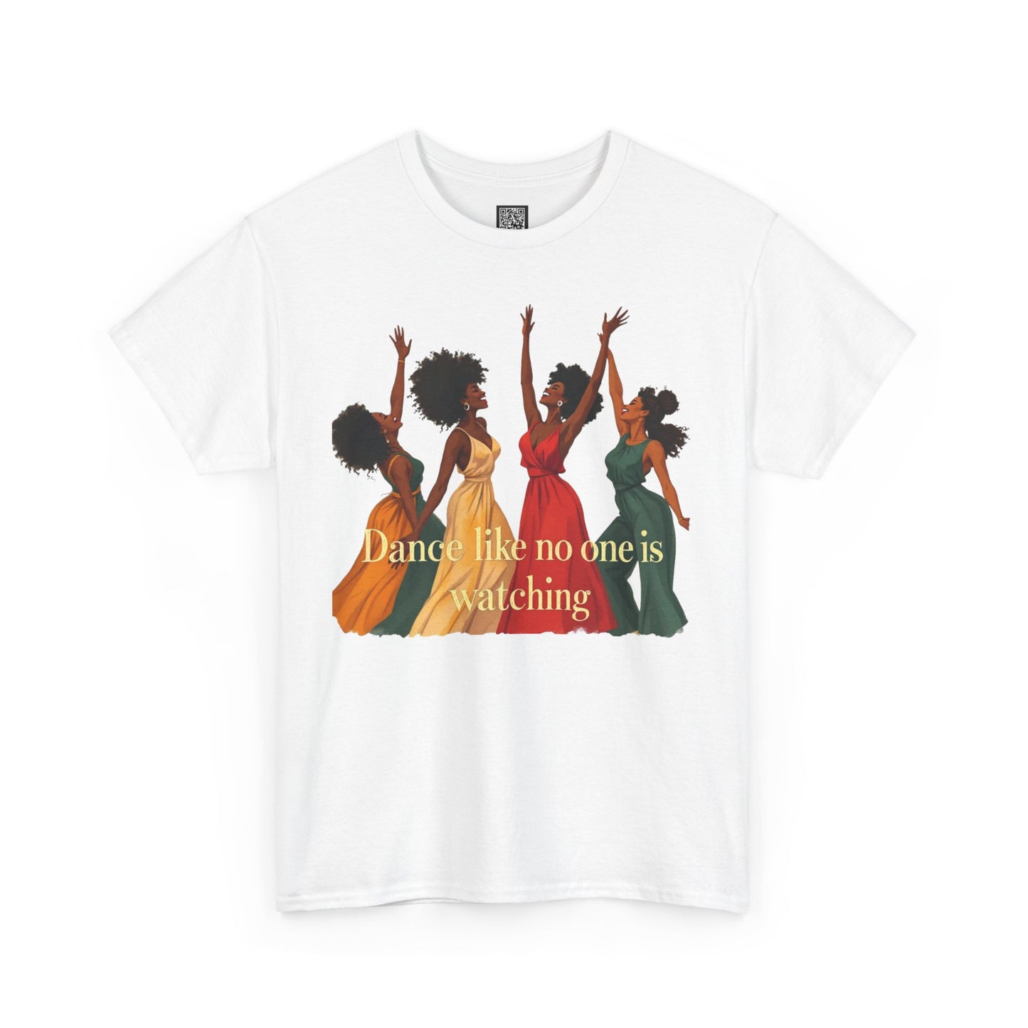 Dance Like No One Is Watching Tee, Unisex Heavy Cotton Tee, Motivational T-Shirt, Gift for Dancers, Casual Wear, Everyday Inspiration