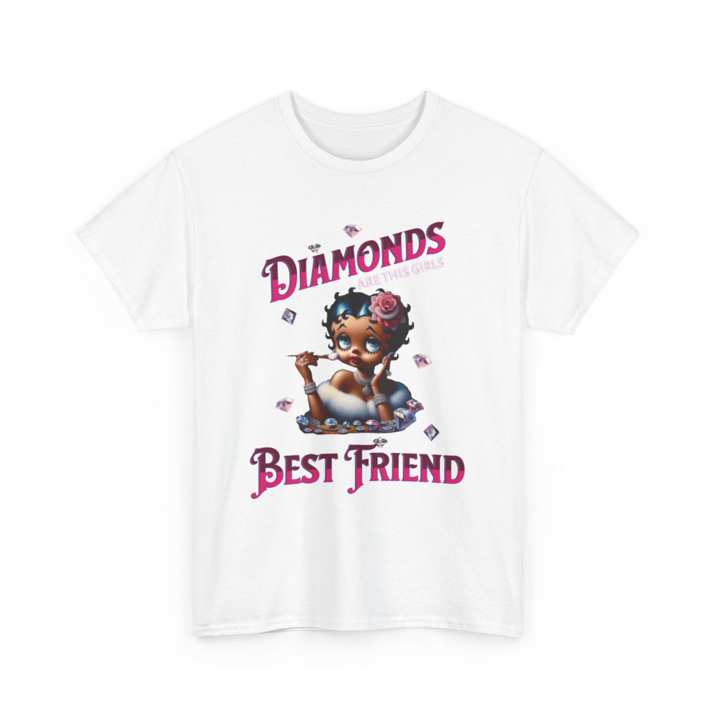 Diamonds Are This Girl's Best Friend, Marilyn Monroe Quote Shirt, Best Friend Tees, Betty Boop I Love Diamonds T-Shirts,