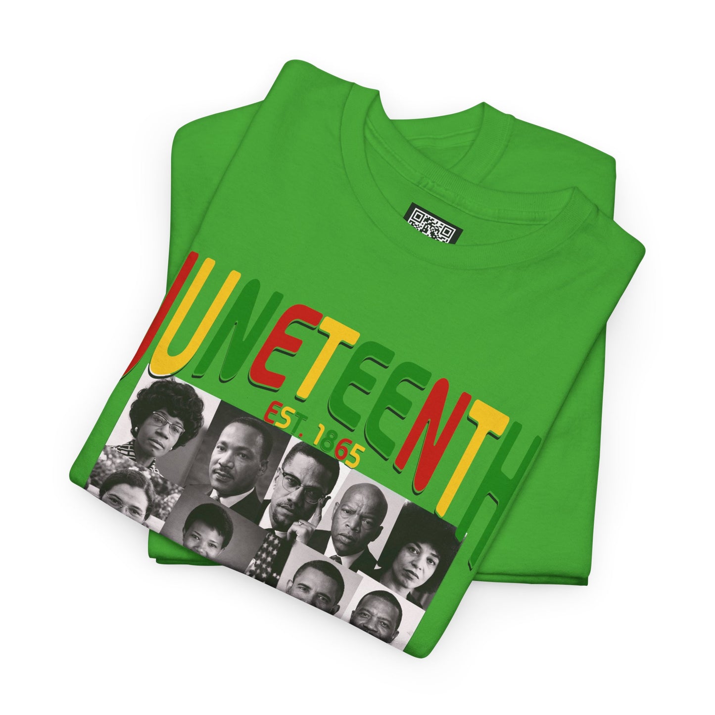 Juneteenth Celebration T-Shirt – "Let Freedom Ring" Colorful Chain Design (Est. 1865)