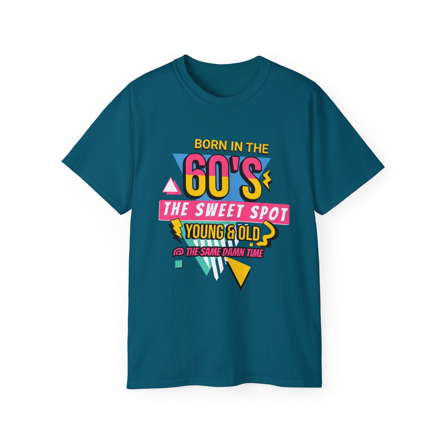 Retro 60s Birthday Tee, Fun Gift for 60th Birthday Celebration, Vintage Style Unisex Cotton T-shirt, Perfect for Nostalgia Lovers, [...]