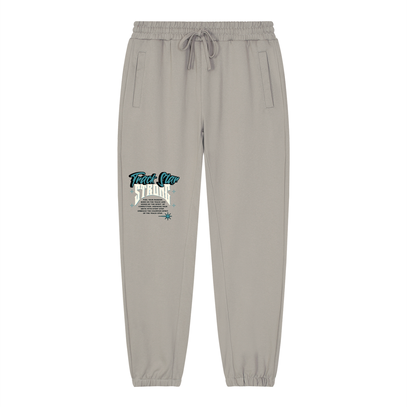 "Track Star" Unisex Loose Fit Tapered Jogger Pants