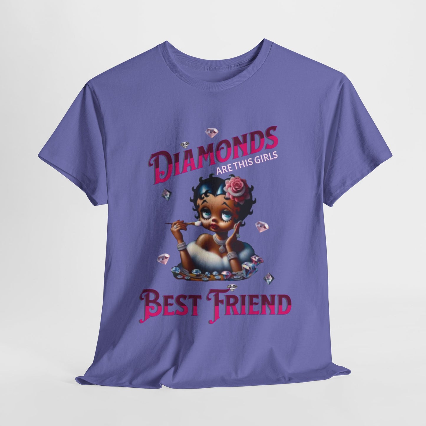 Diamonds Are This Girl's Best Friend, Marilyn Monroe Quote Shirt, Best Friend Tees, Betty Boop I Love Diamonds T-Shirts,