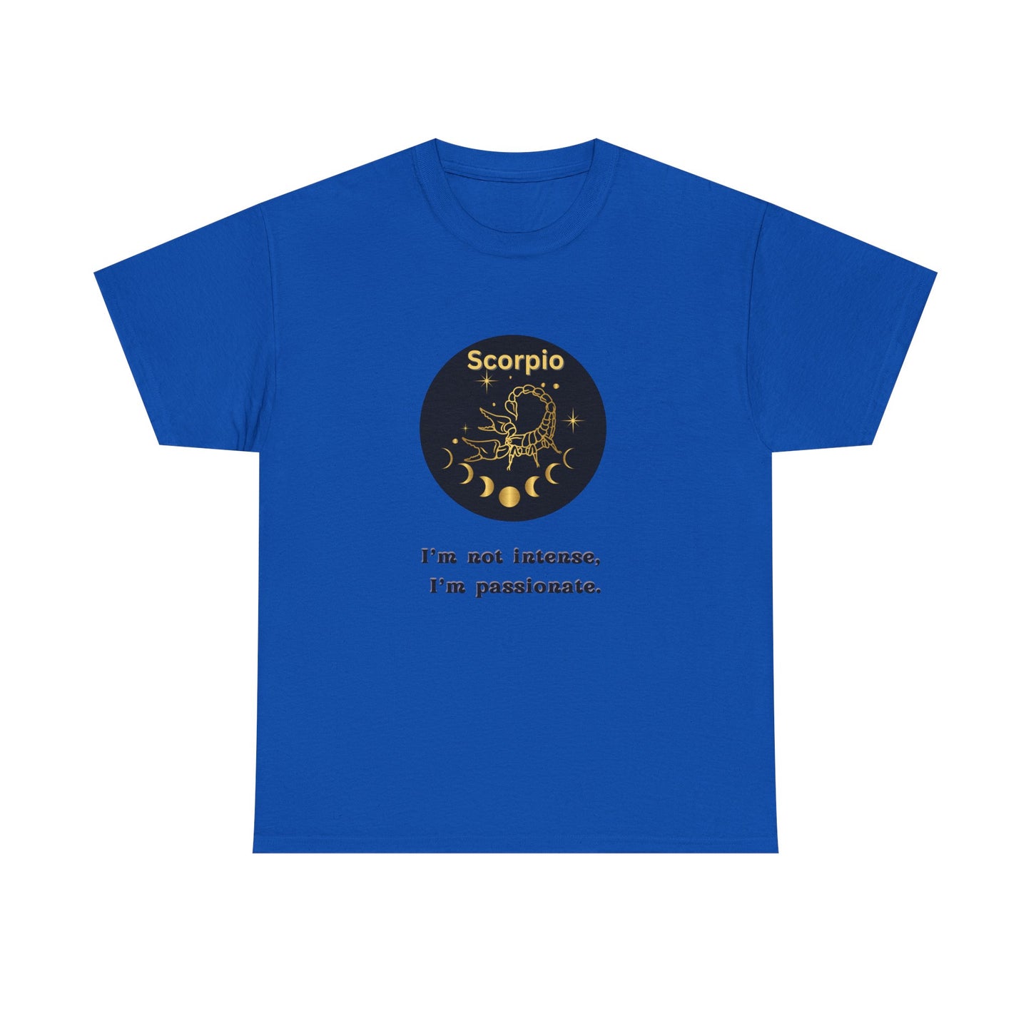 Scorpio T-Shirt, Scorpio Horoscope Gifts, Birth Month Gifts, Zodiac Sign T-Shirt Gifts, Astrology T-Shirt, Unisex Heavy Cotton Tee