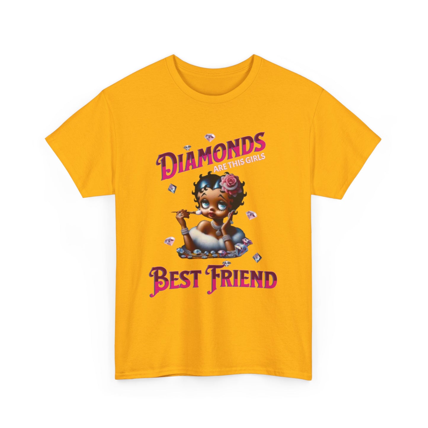 Diamonds Are This Girl's Best Friend, Marilyn Monroe Quote Shirt, Best Friend Tees, Betty Boop I Love Diamonds T-Shirts,