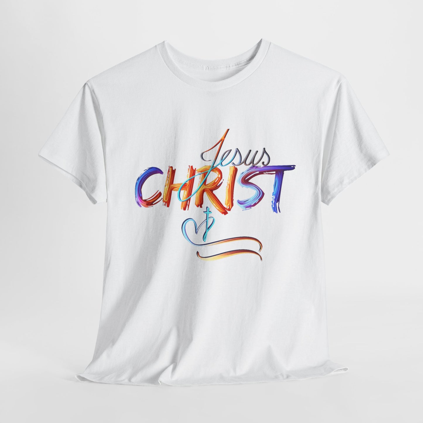 Jesus Christ Shirt, Faith & Light T-shirt, Christian Apparel, Bold Christian Graphics, Christian Gift, Faith-Based Art, Gospel Merchandise