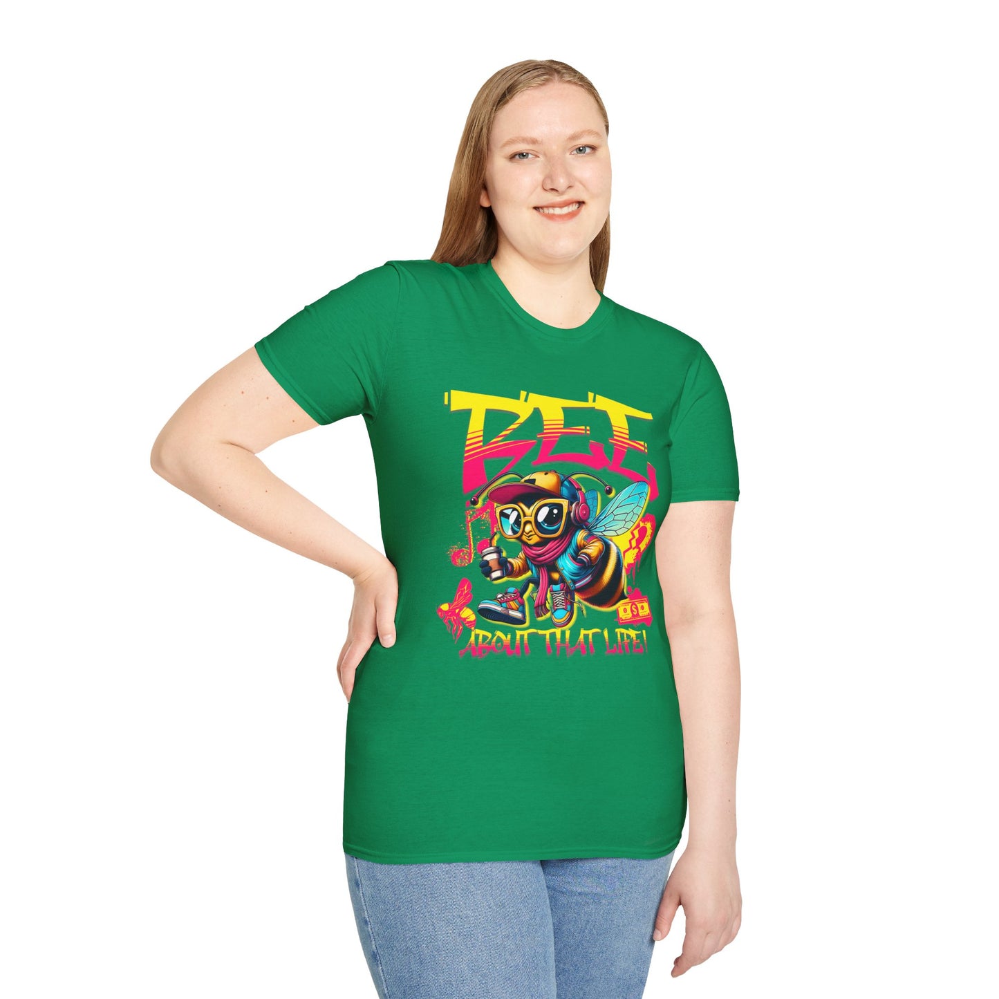 Beekeeper Graphic T-Shirt, Cute Bee Lovers T-Shirt, Fun Colorful Graphic Bee Tee, Summer Casual Wear, Gift for Bee Enthusiast