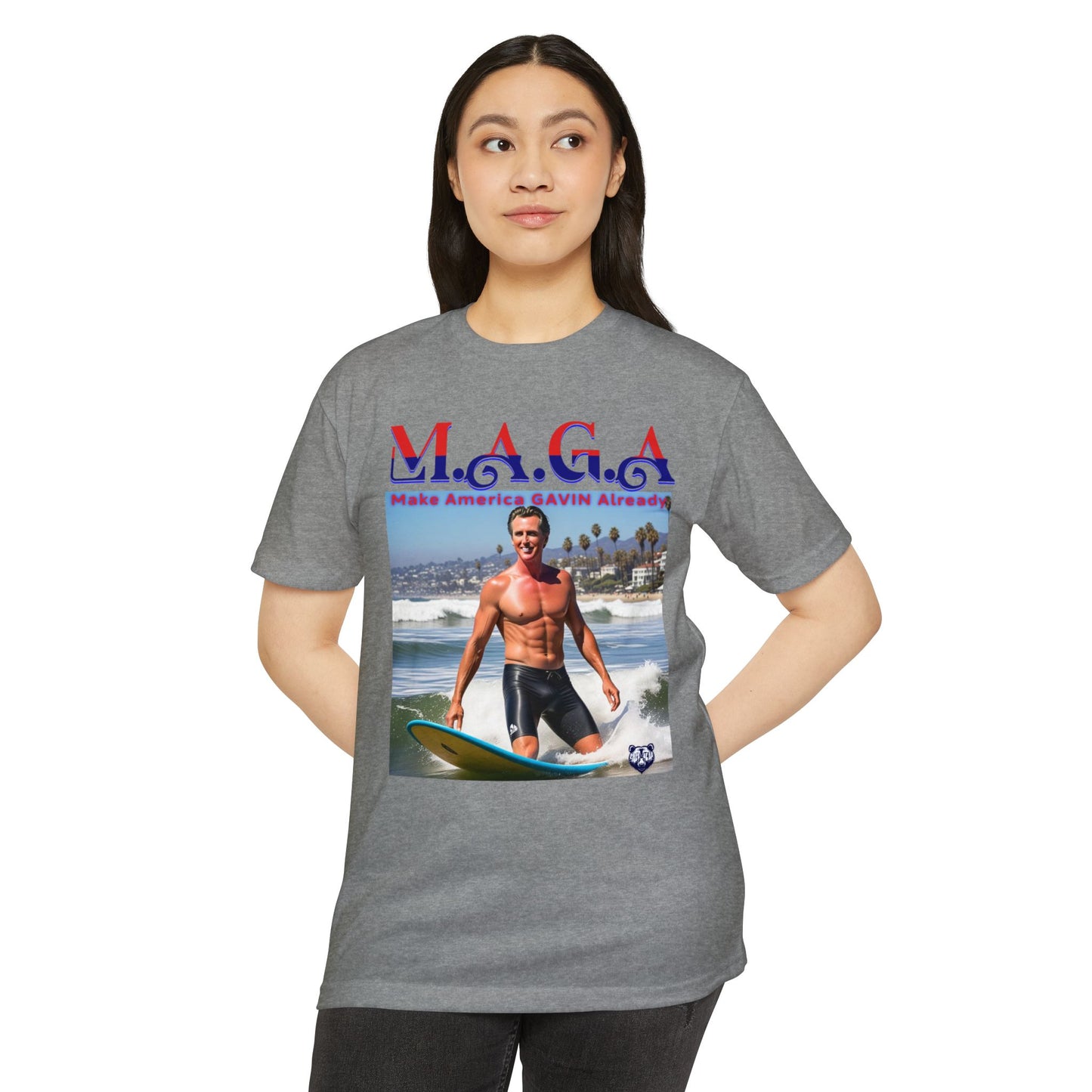 Make America Gavin Already T-shirt | Retro California Beach Vibe | Gavin Newsom T-shirt Apparel | Summer Style | California Pride Tees