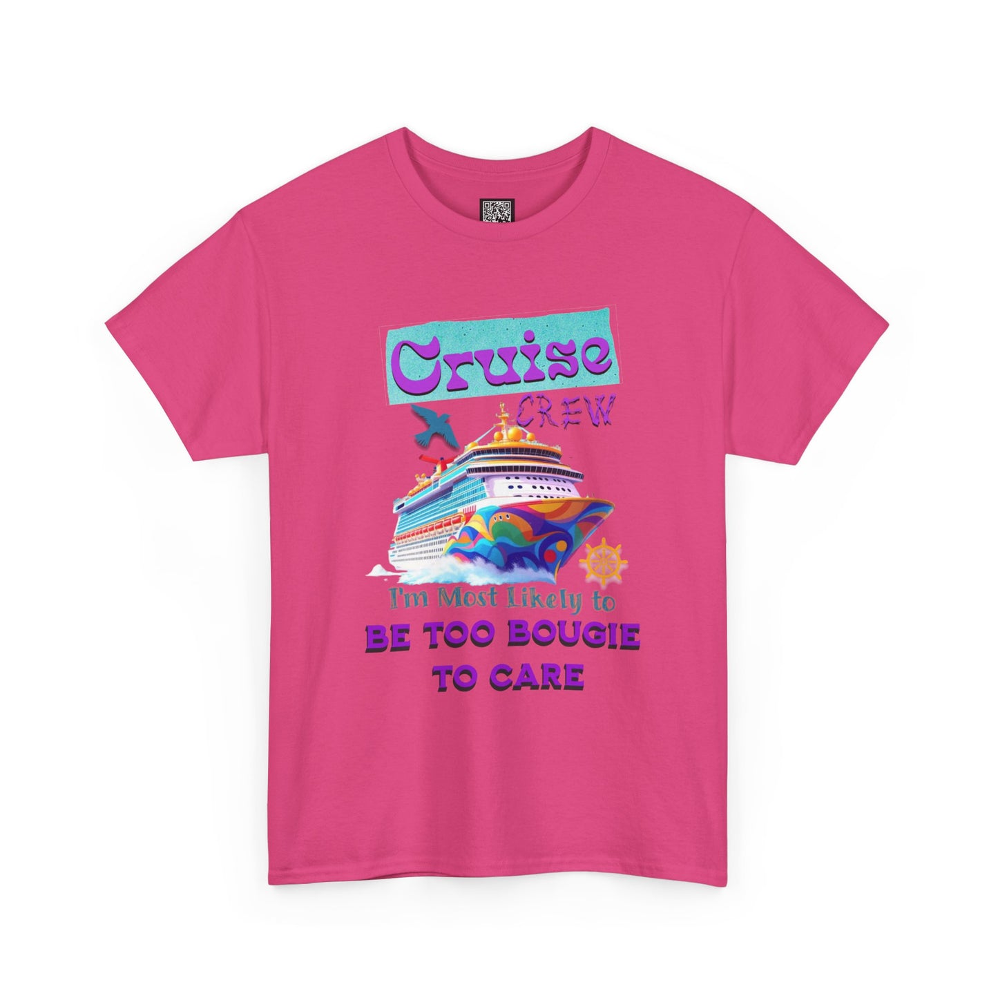 Cruise Crew Tee: Be Too Bougie to Care, Vacation Outfits, Nautical Shirt, Travel Gift, Summer Apparel, T-Shirt for the Bougie One