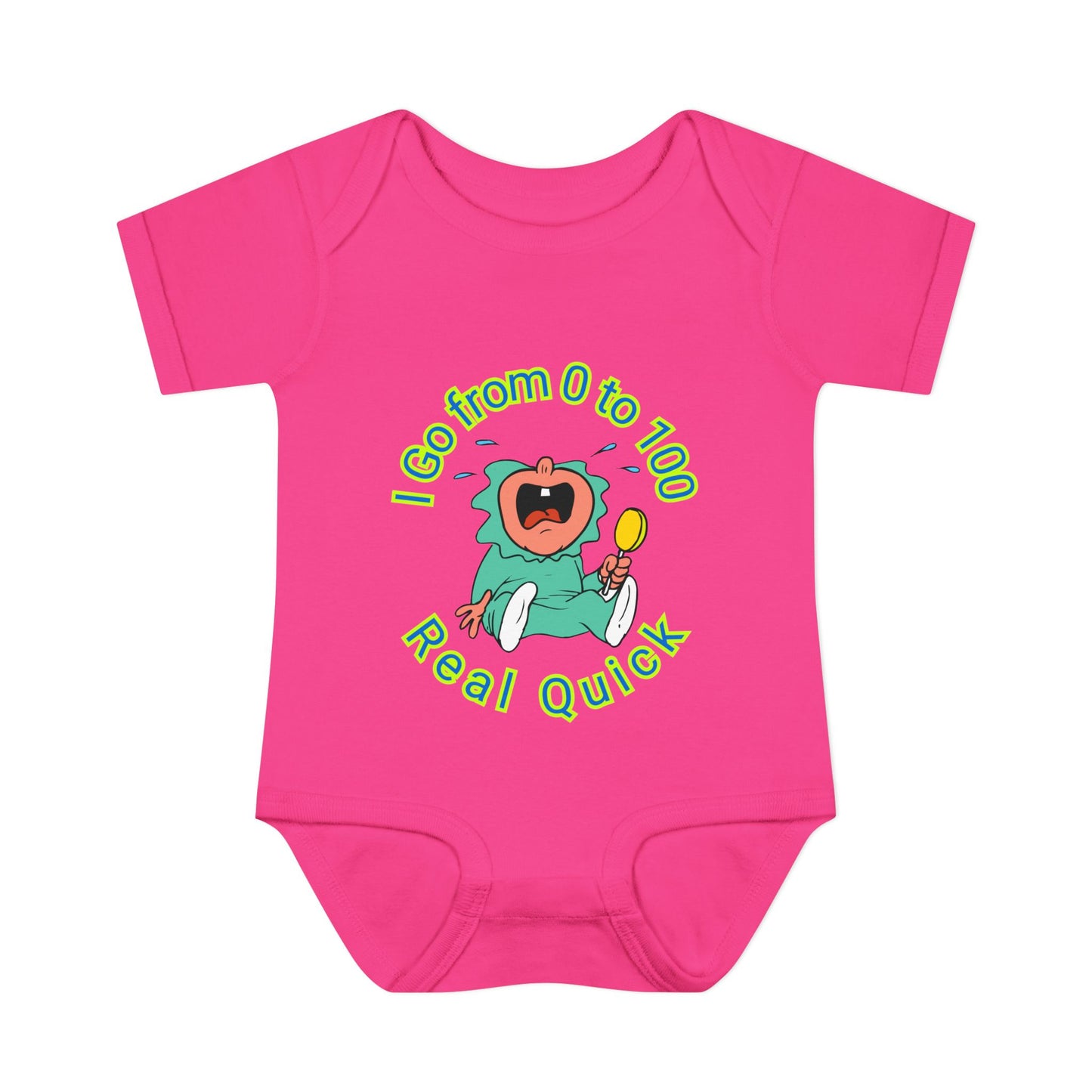 Funny Baby Onesies from 0 to 24 Months, Cute Colorful Baby Onesies for Boy or Girl, From 0 to 100 Real Quick, Newborn Baby Shower Gifts