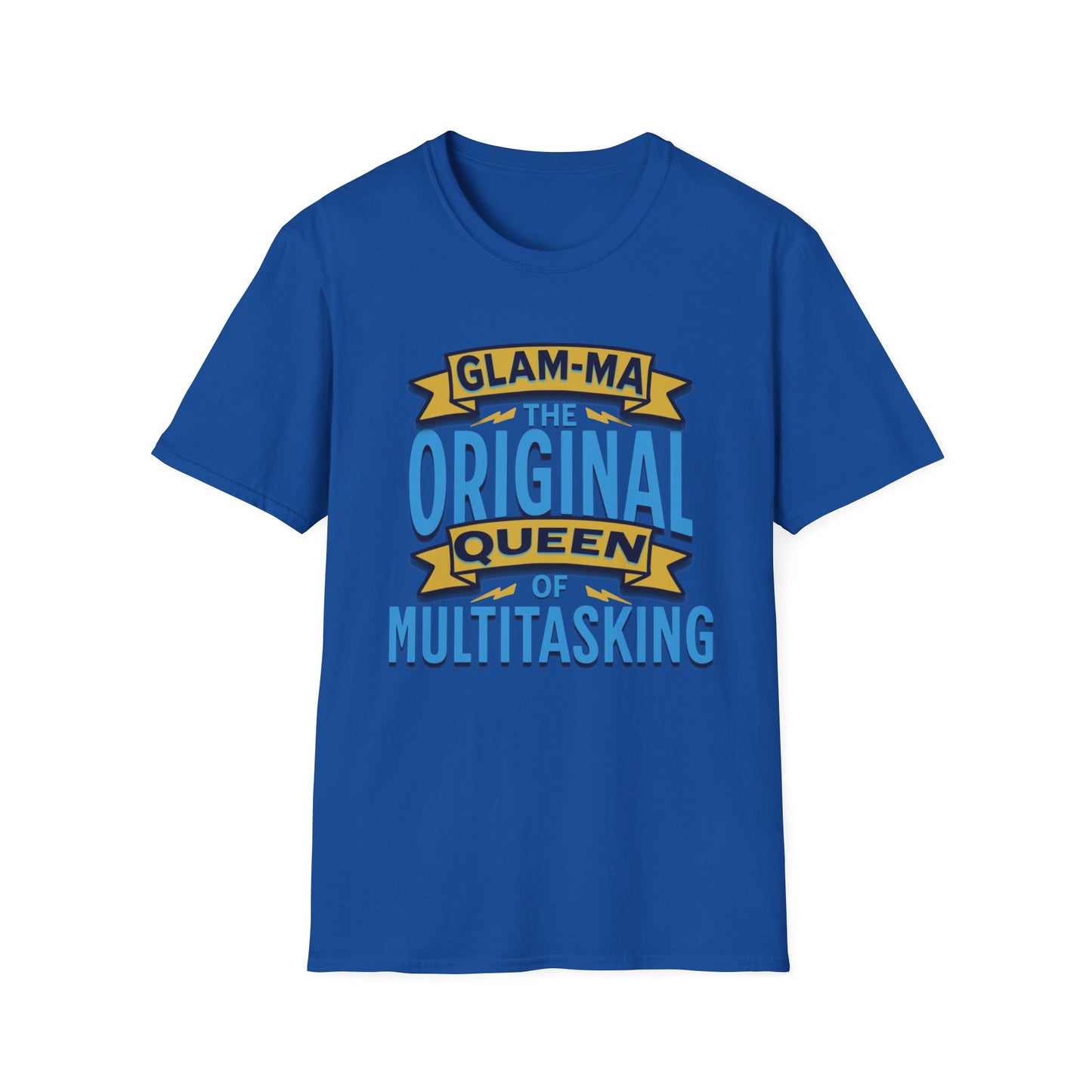 Glam-Ma Original Queen of Multitasking T-Shirt, Glam-Ma: Queen of Everything, Birthday Gift for Grandma, T-Shirt for Grandmothers, Cute Glam-Ma Gift