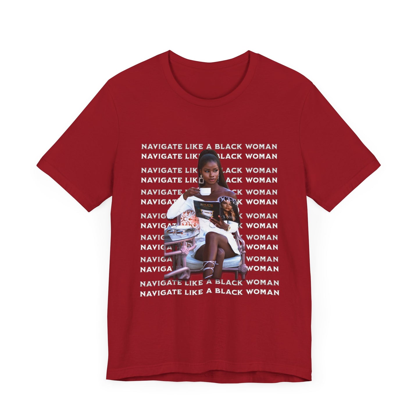 Navigate Like a Black Woman, Black Woman Shirt, 92% Black Woman Club, Black Girl Magic T-Shirts, Black History Month Shirts for Women