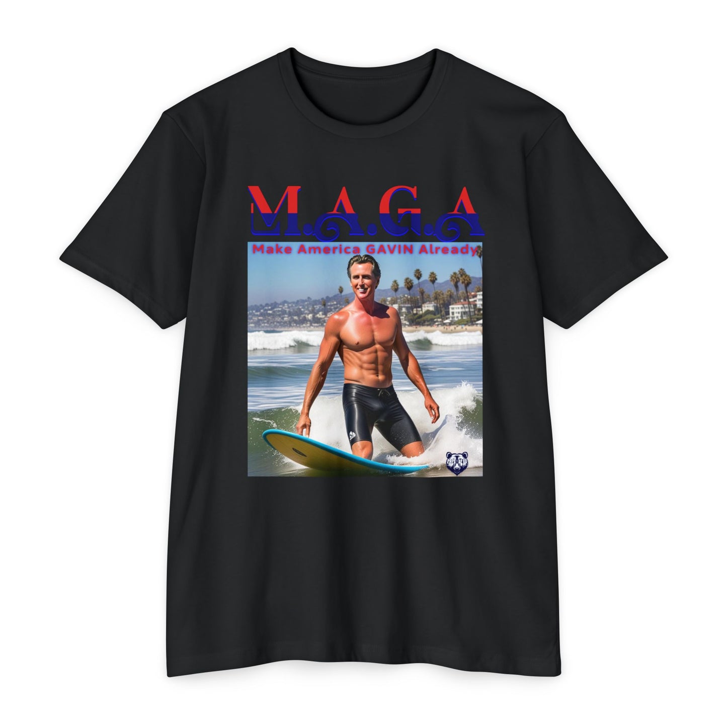 Make America Gavin Already T-shirt | Retro California Beach Vibe | Gavin Newsom T-shirt Apparel | Summer Style | California Pride Tees