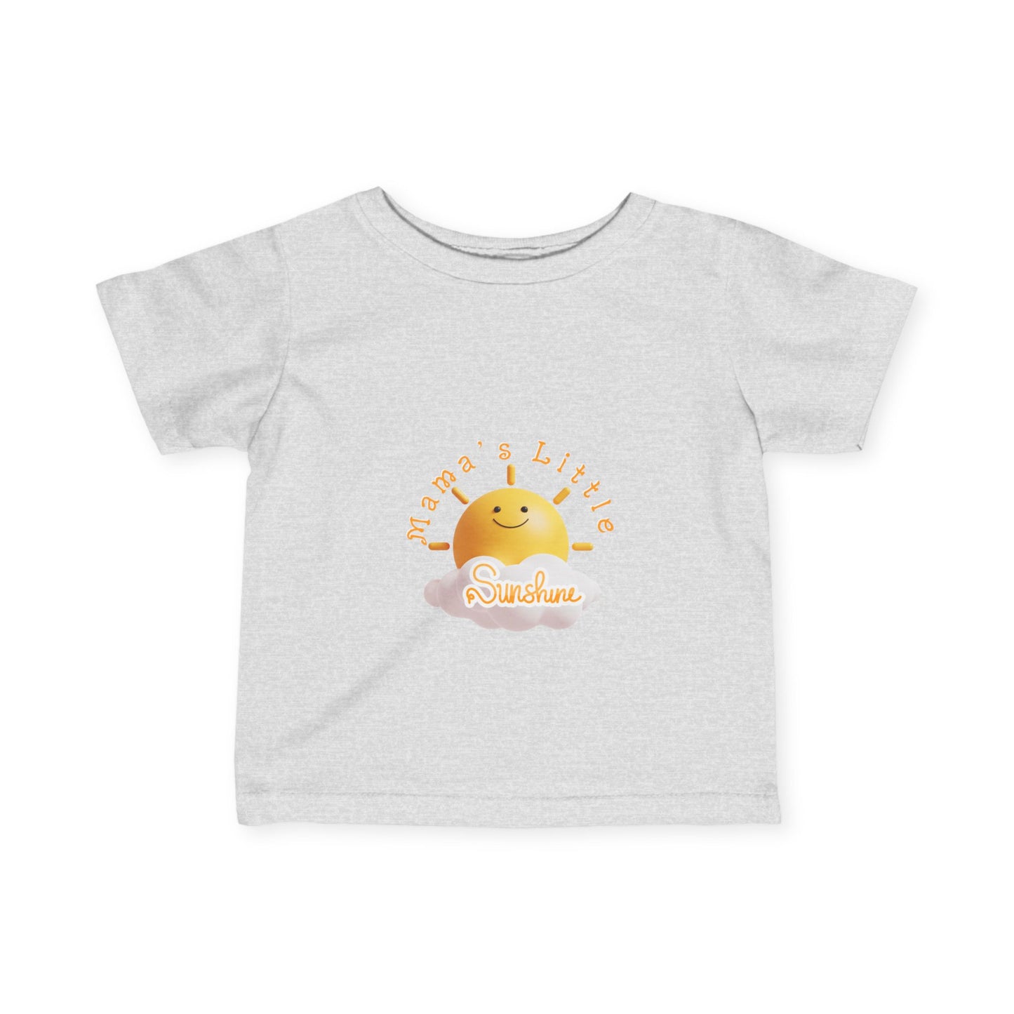 Mama's Little Sunshine Infant Fine Jersey Tee, Perfect Baby Shower Gift for Boy or Girl, 6-24 Mo. Toddler T-Shirt Gifts, T-Shirts for Toddler Boy and Girls